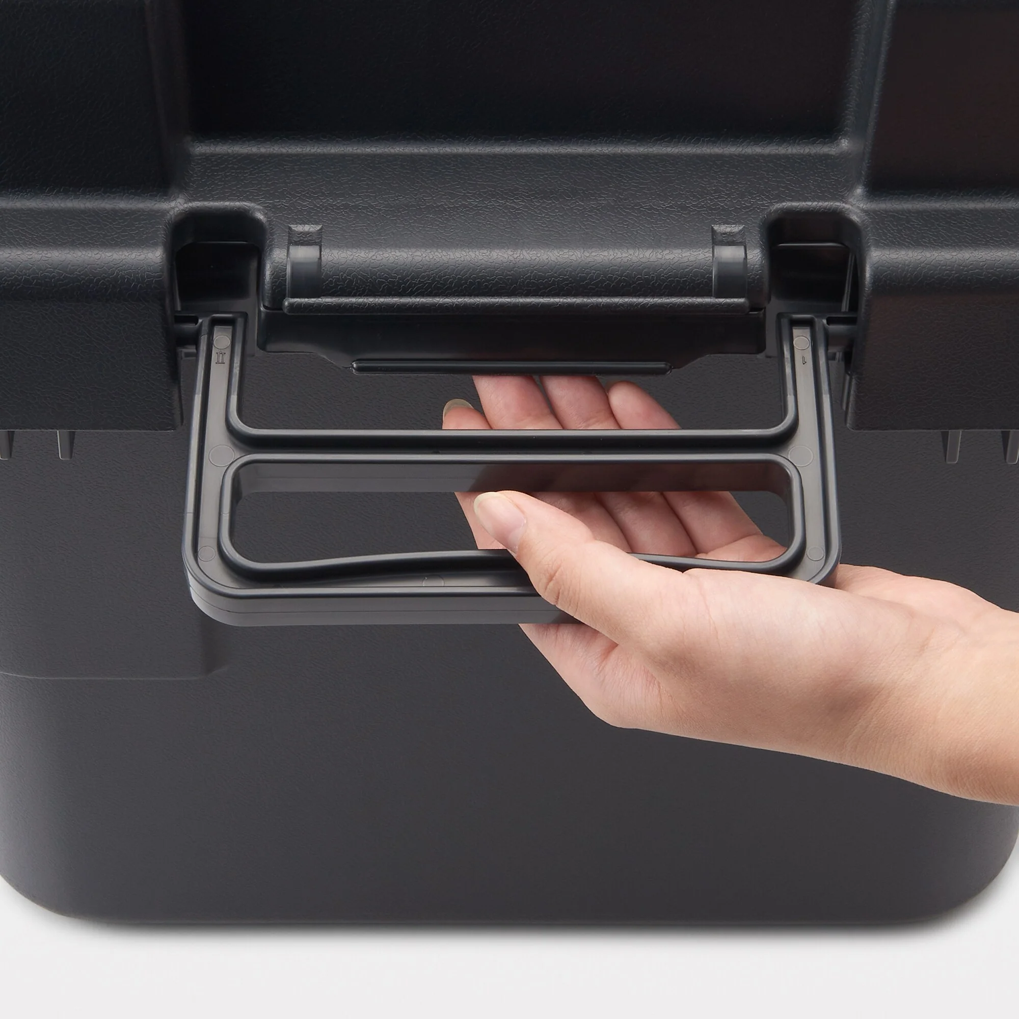 Heavy Duty Polypropylene Storage Box - Dark Grey - Small (30 L) - Image 6