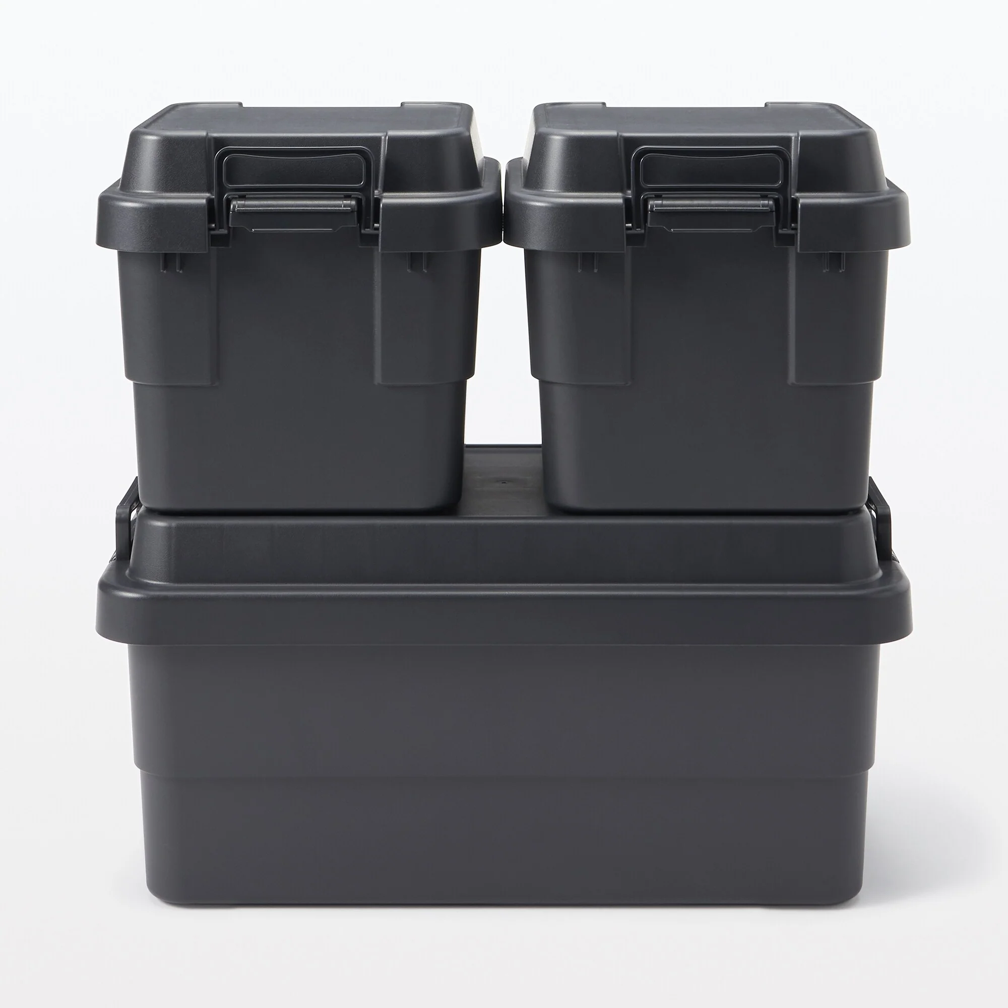 Heavy Duty Polypropylene Storage Box - Dark Grey - Small (30 L) - Image 8