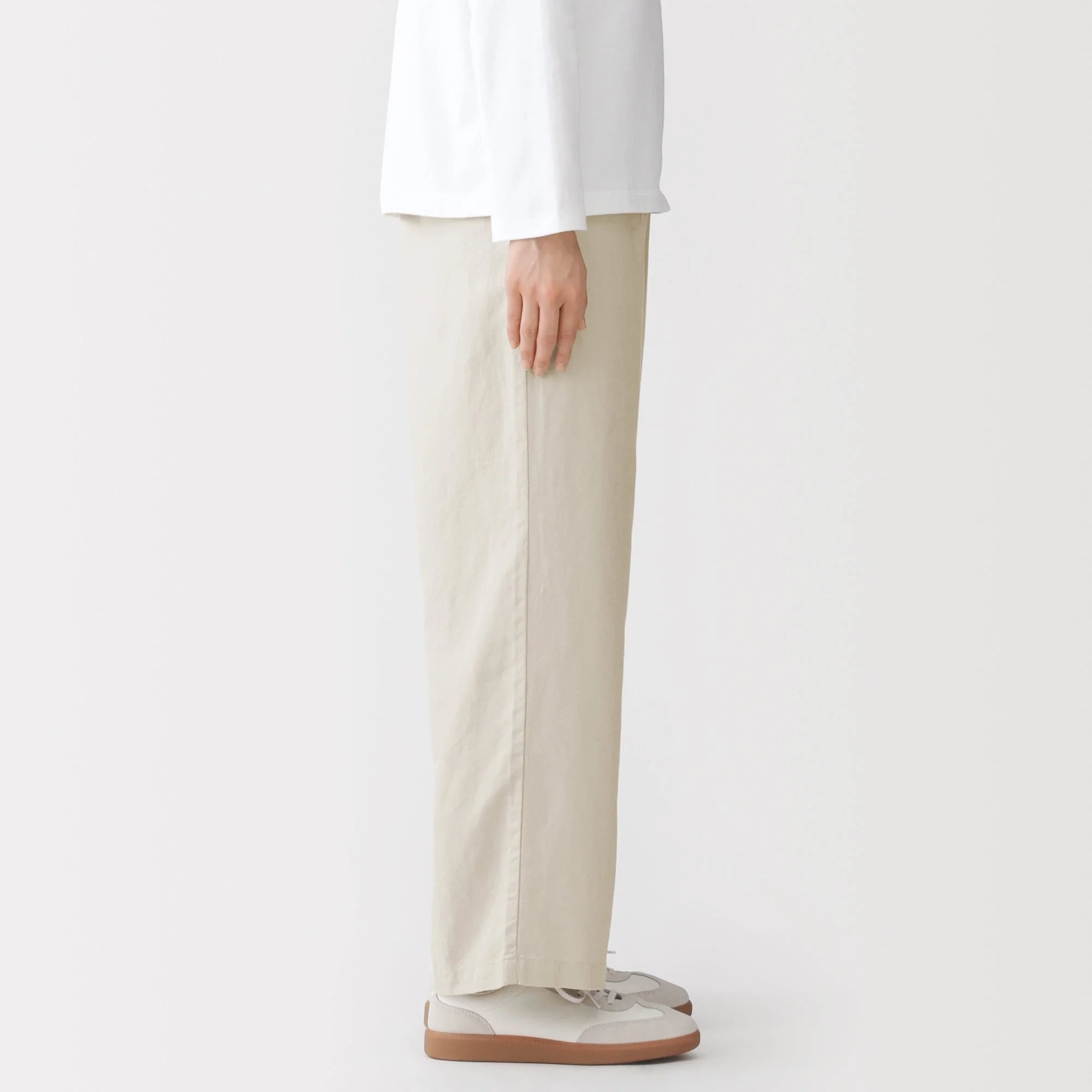 Hemp Blend Twill Straight Pants - Image 5