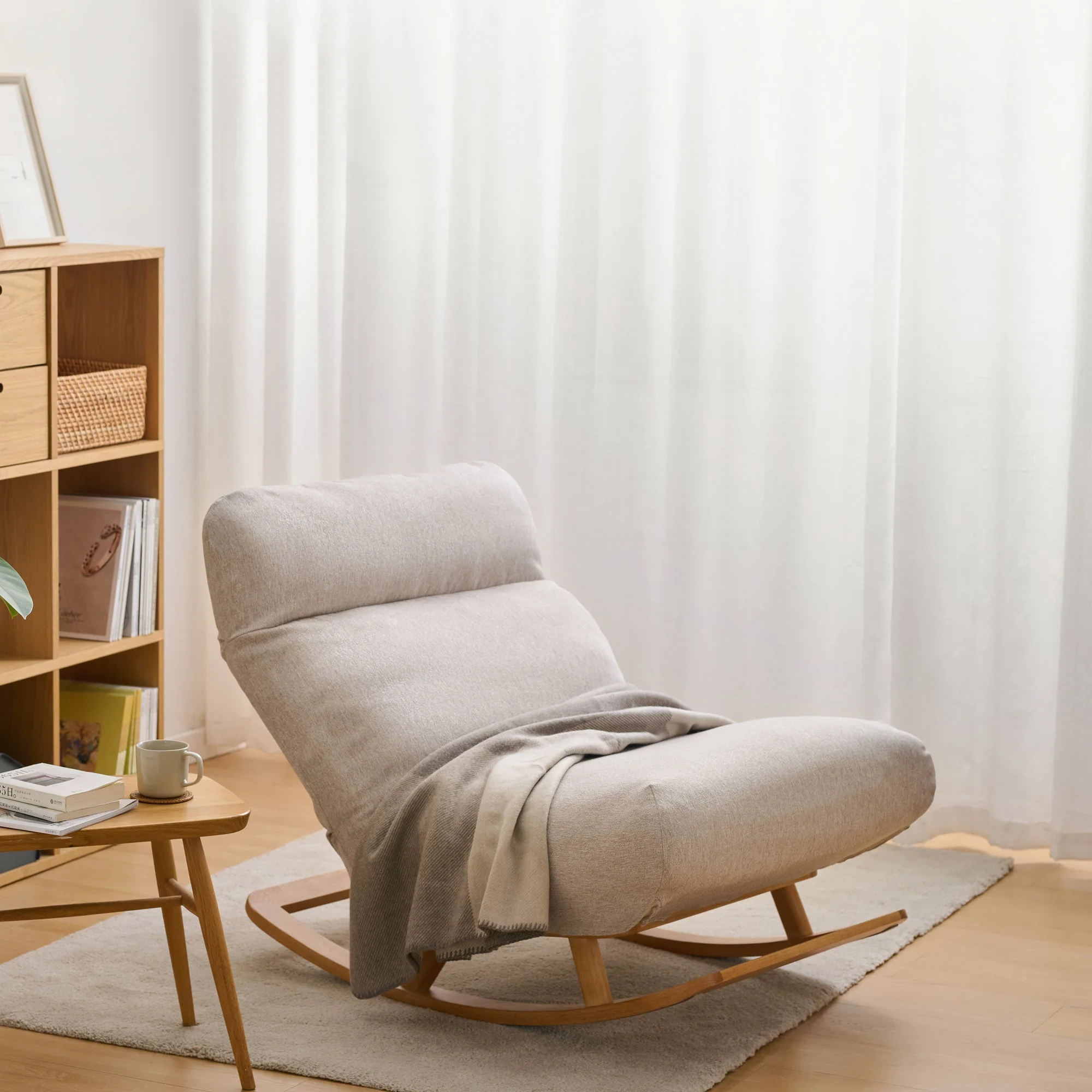 High Back Cushioned Sofa Rocking Chair - Image 12