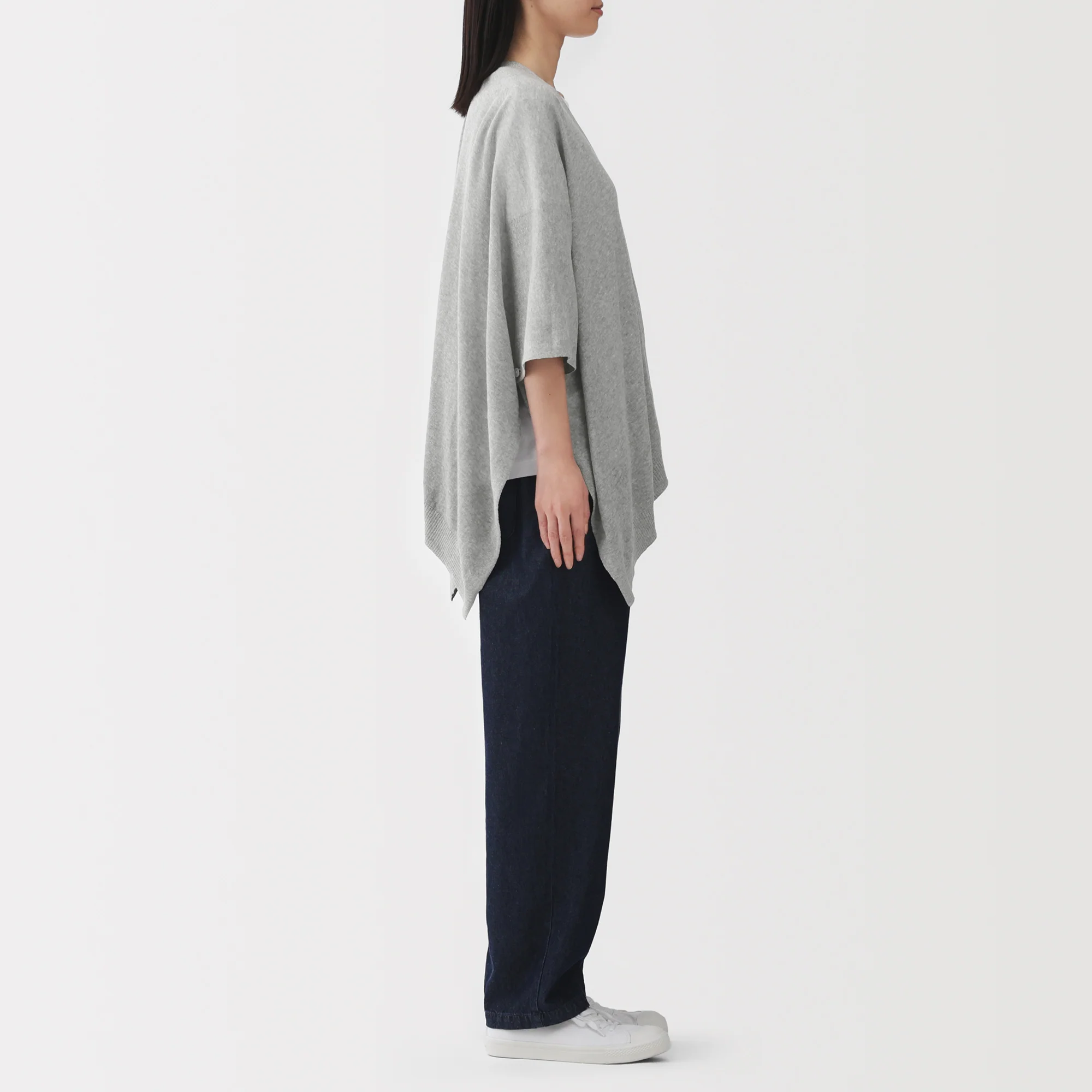 High-Twist Cotton Buttoned Bolero - Image 22