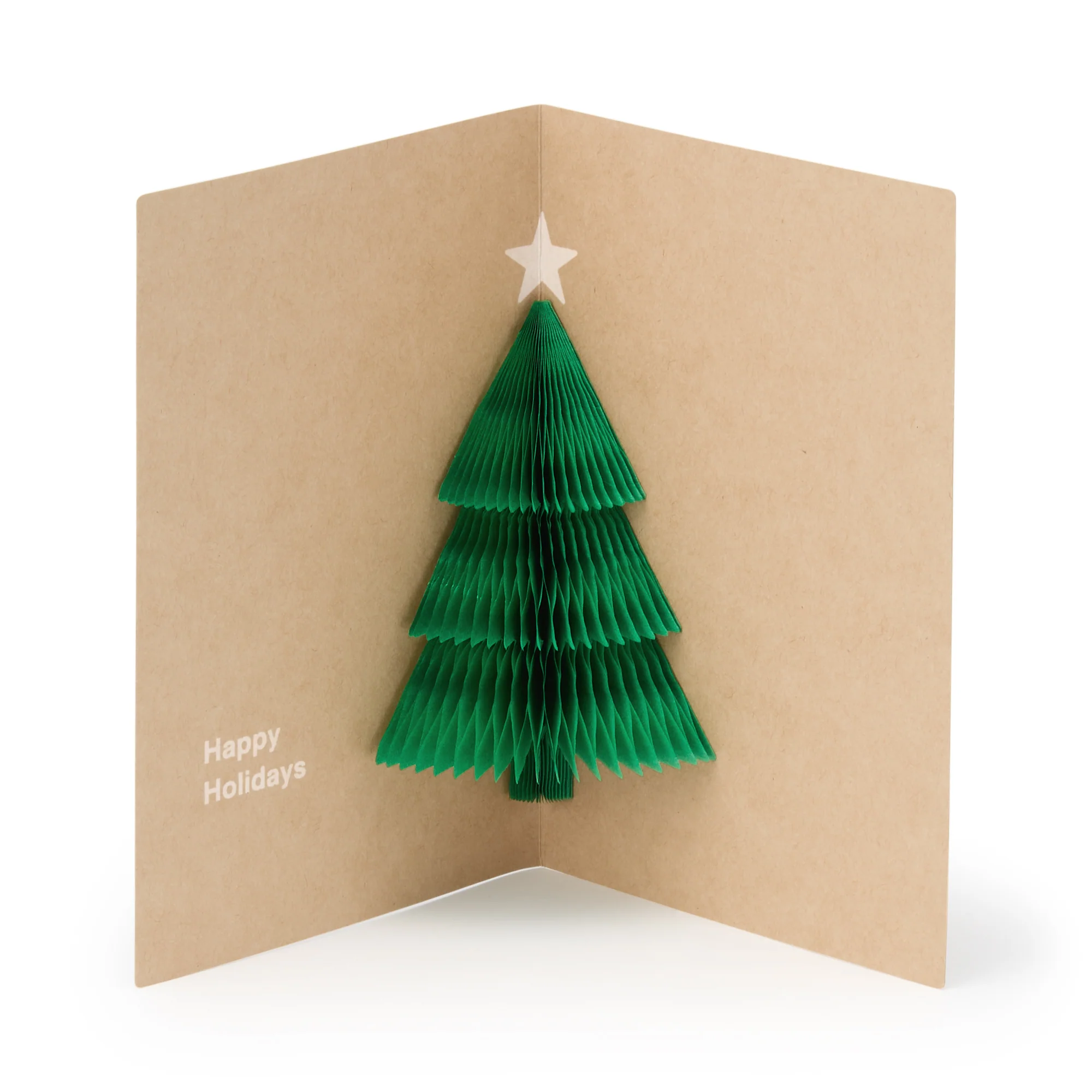 Honeycomb Paper Pop-Up Card - Tree