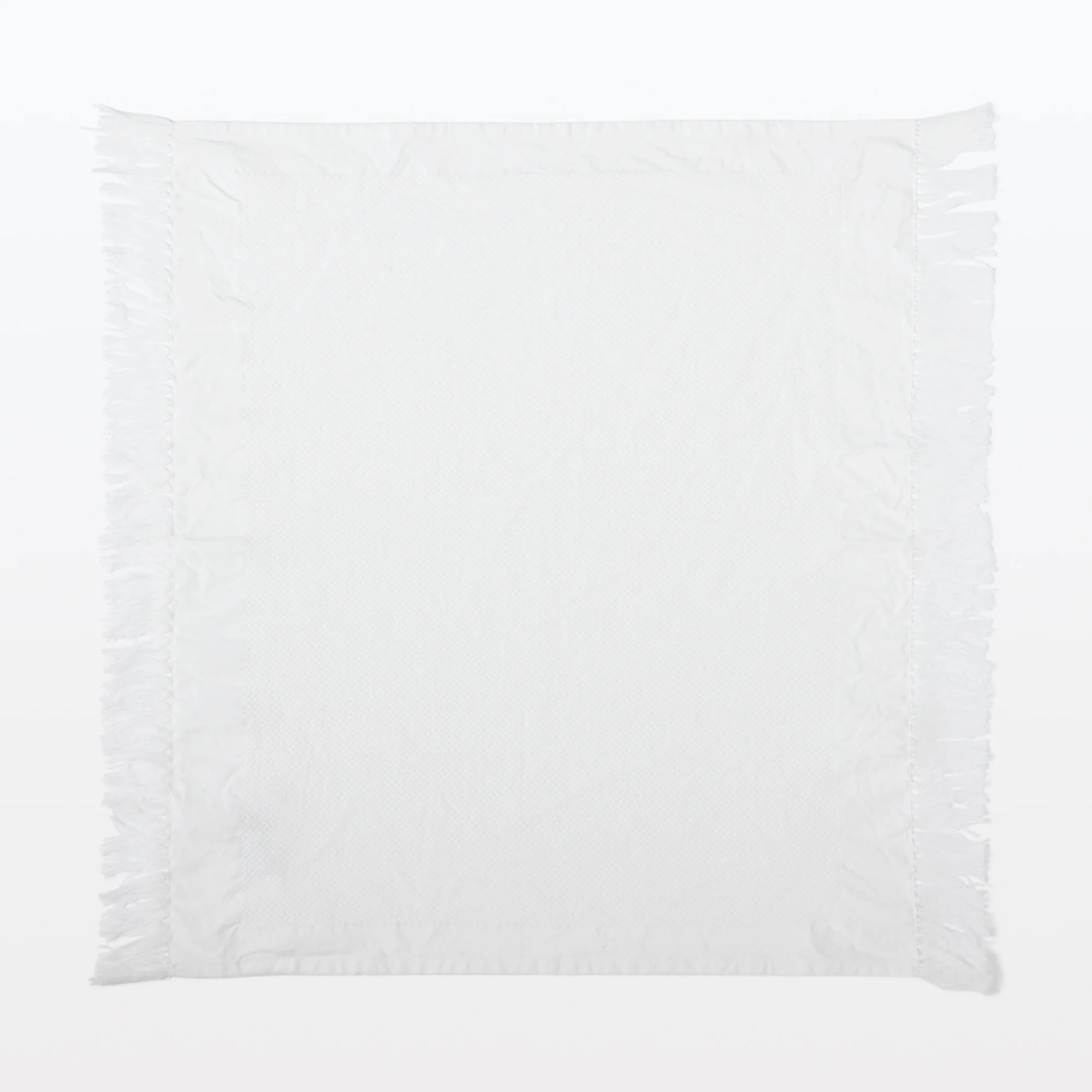 Indian Cotton Multi Purpose Cloth With Fringes - Image 3