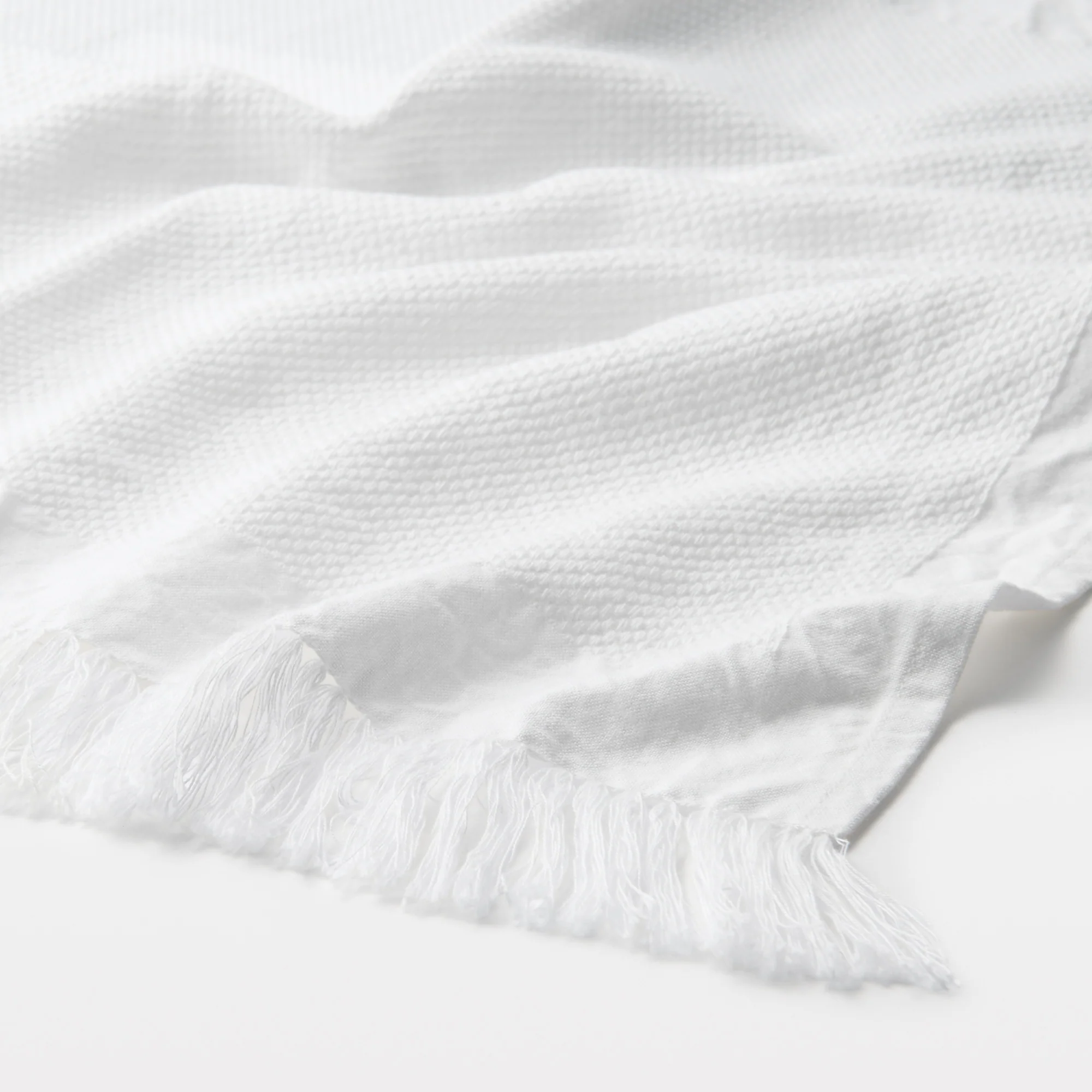 Indian Cotton Multi Purpose Cloth With Fringes - Image 4
