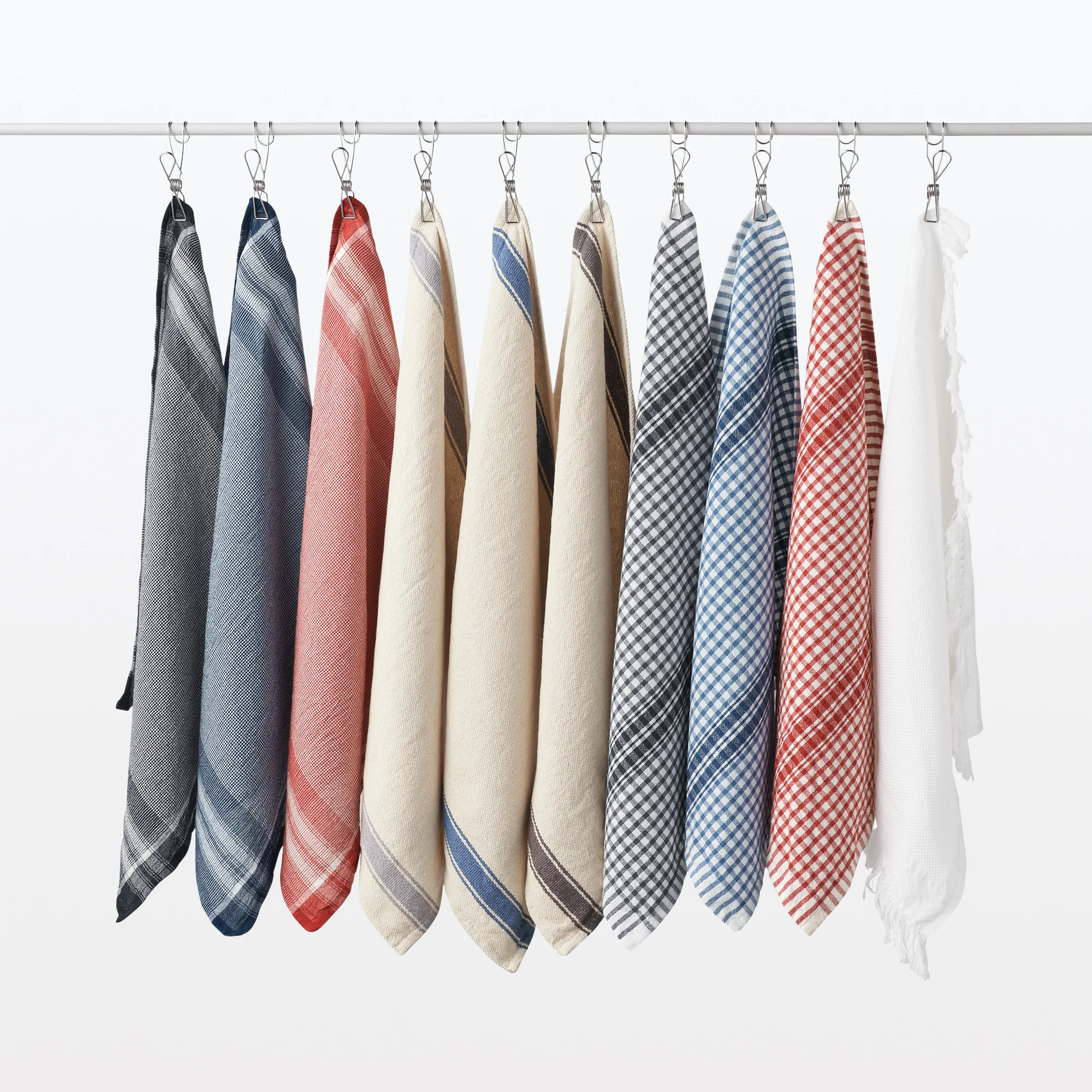 Indian Cotton Multi Purpose Cloth With Fringes - Image 8