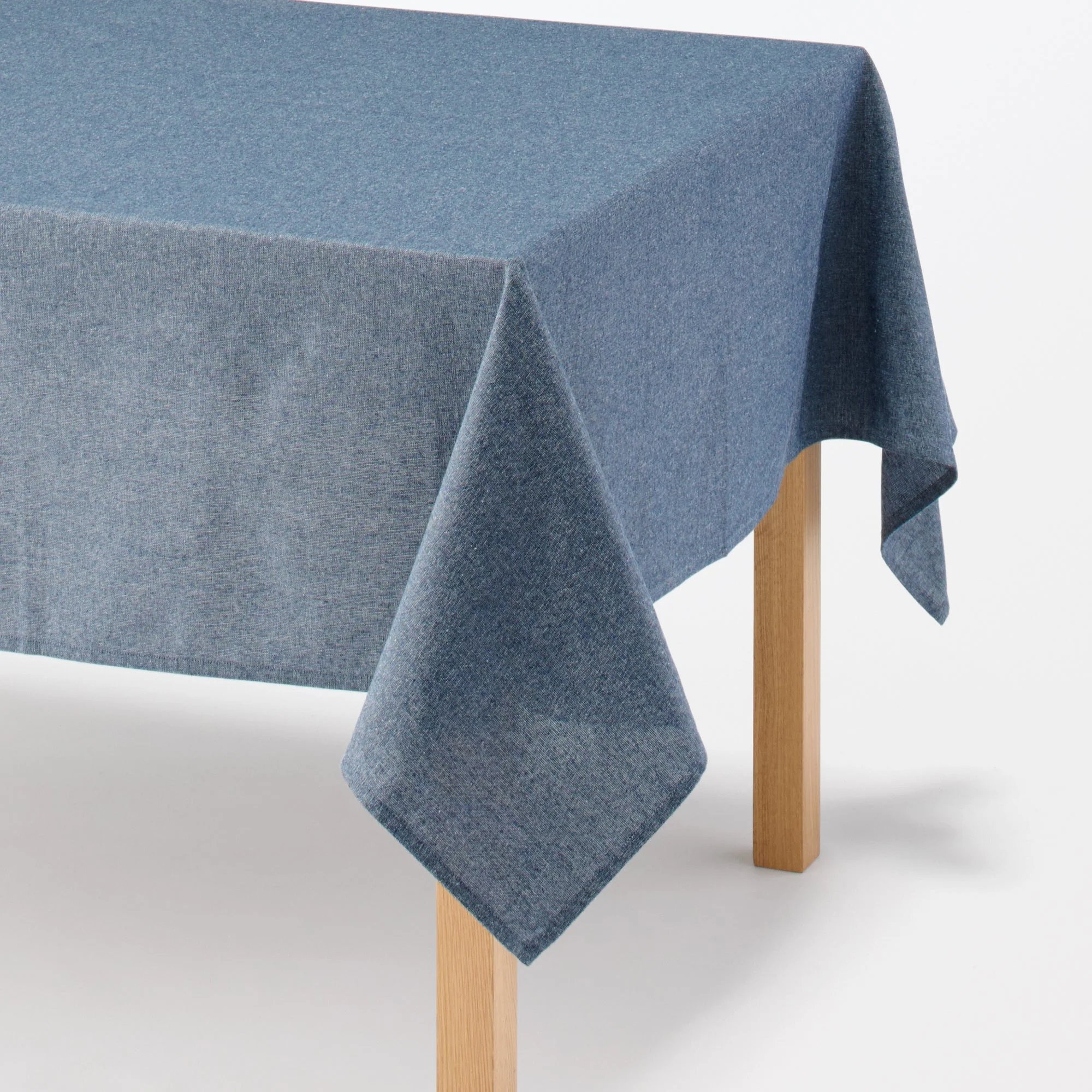 Indian Cotton Tablecloth - Blue - Image 2