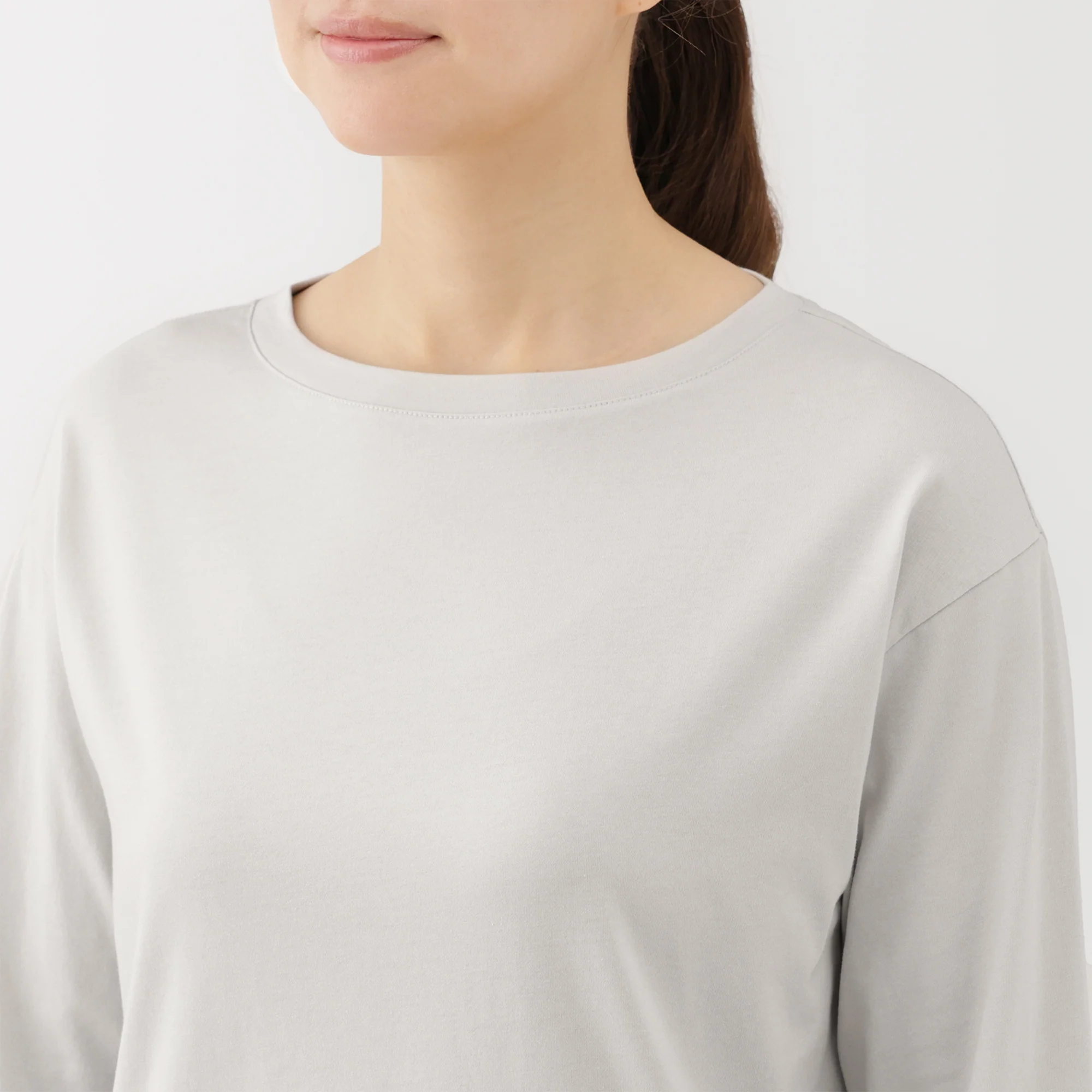 Jersey Boat Neck T-Shirt - Image 39