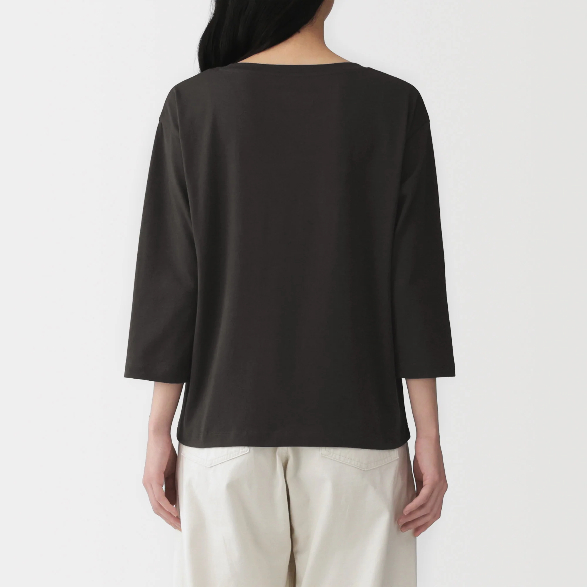 Jersey Boatneck T-Shirt - Image 14