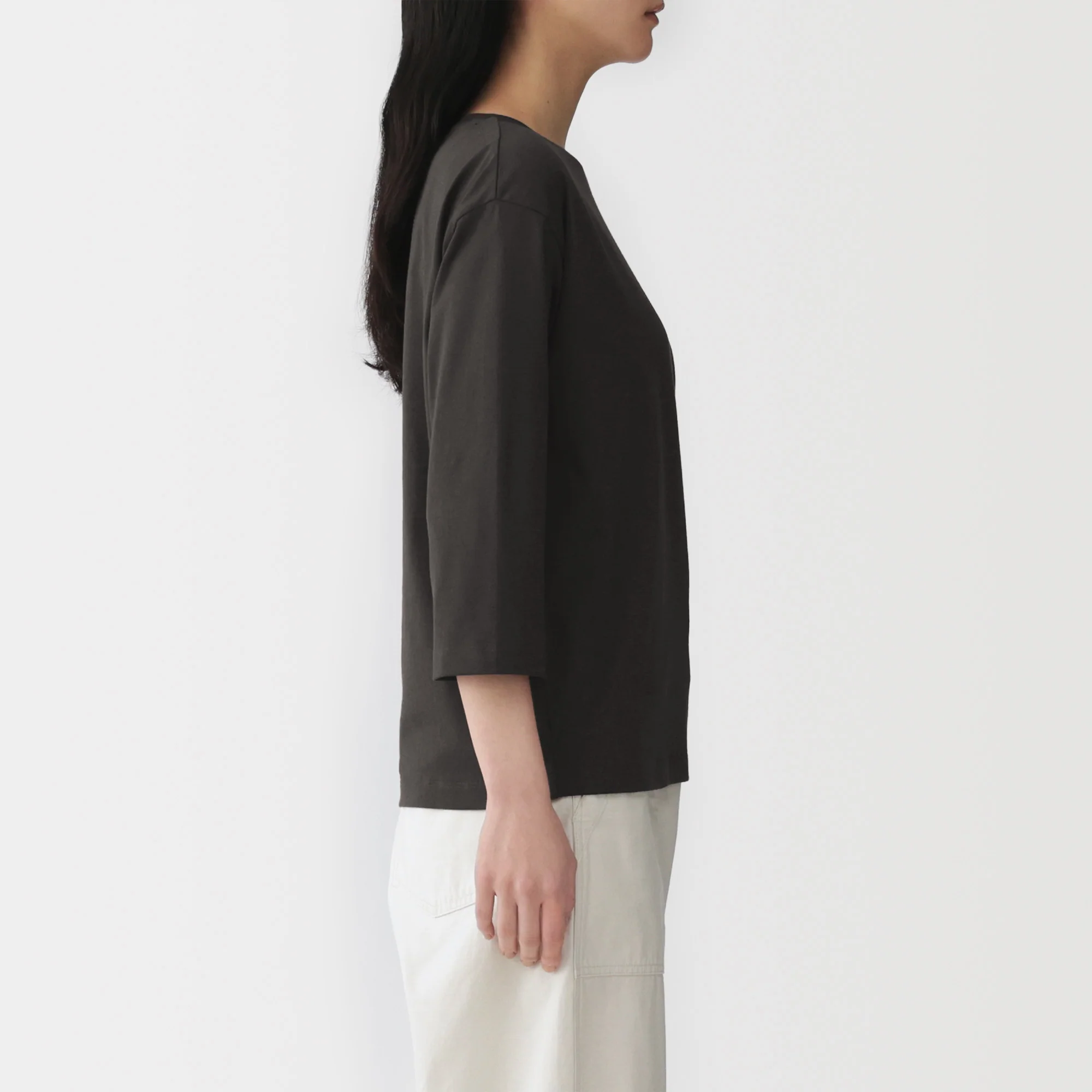 Jersey Boatneck T-Shirt - Image 45