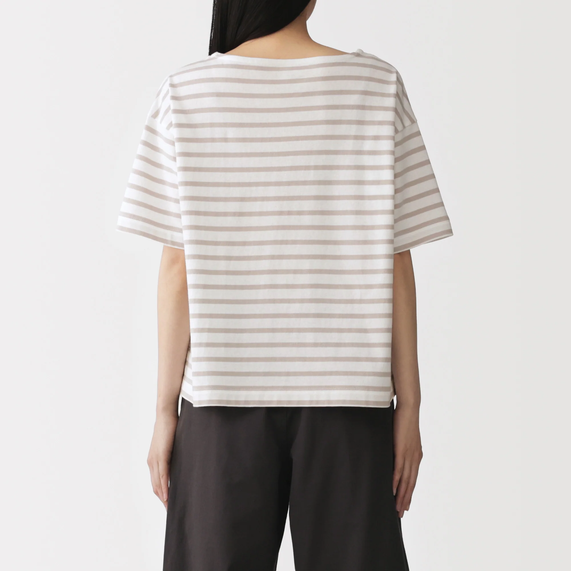 Jersey Boatneck T-Shirt - Image 30