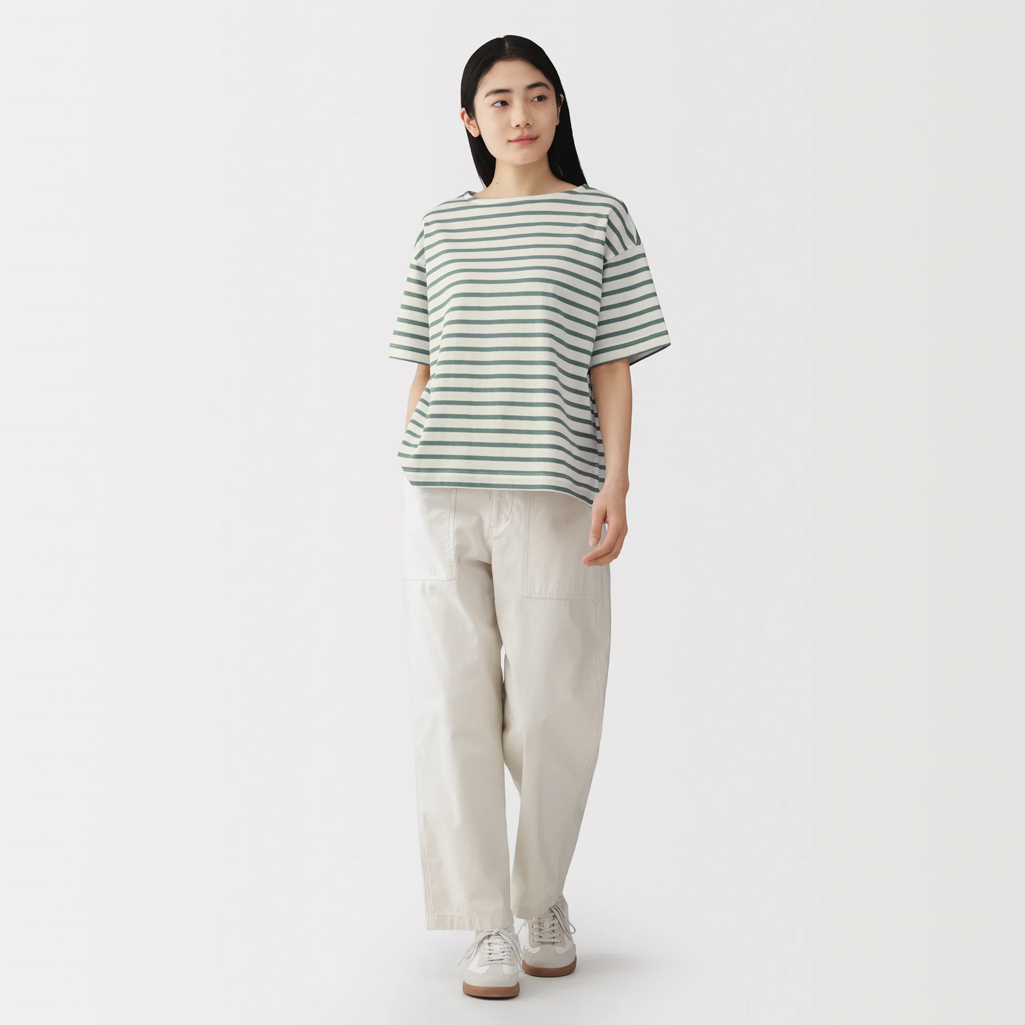 Jersey Boatneck T-Shirt - Image 4
