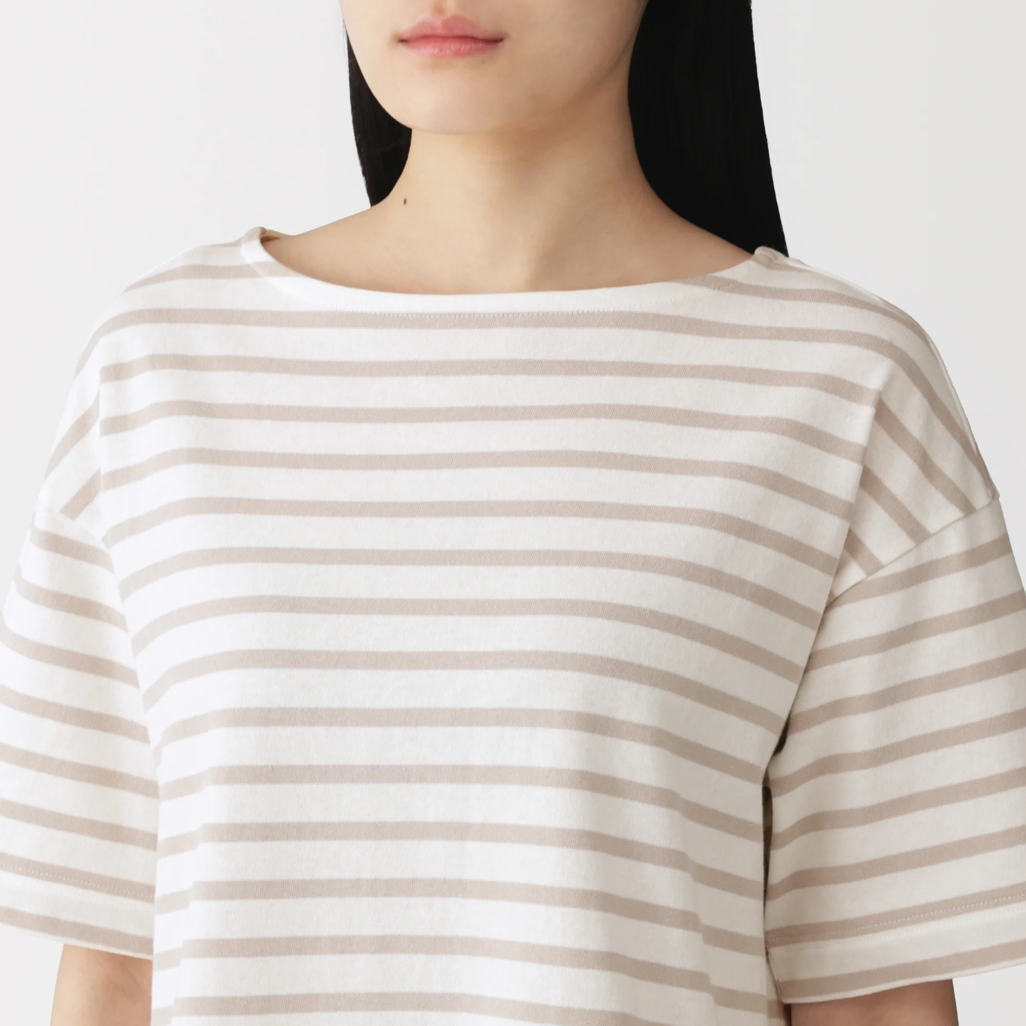 Jersey Boatneck T-Shirt - Image 7