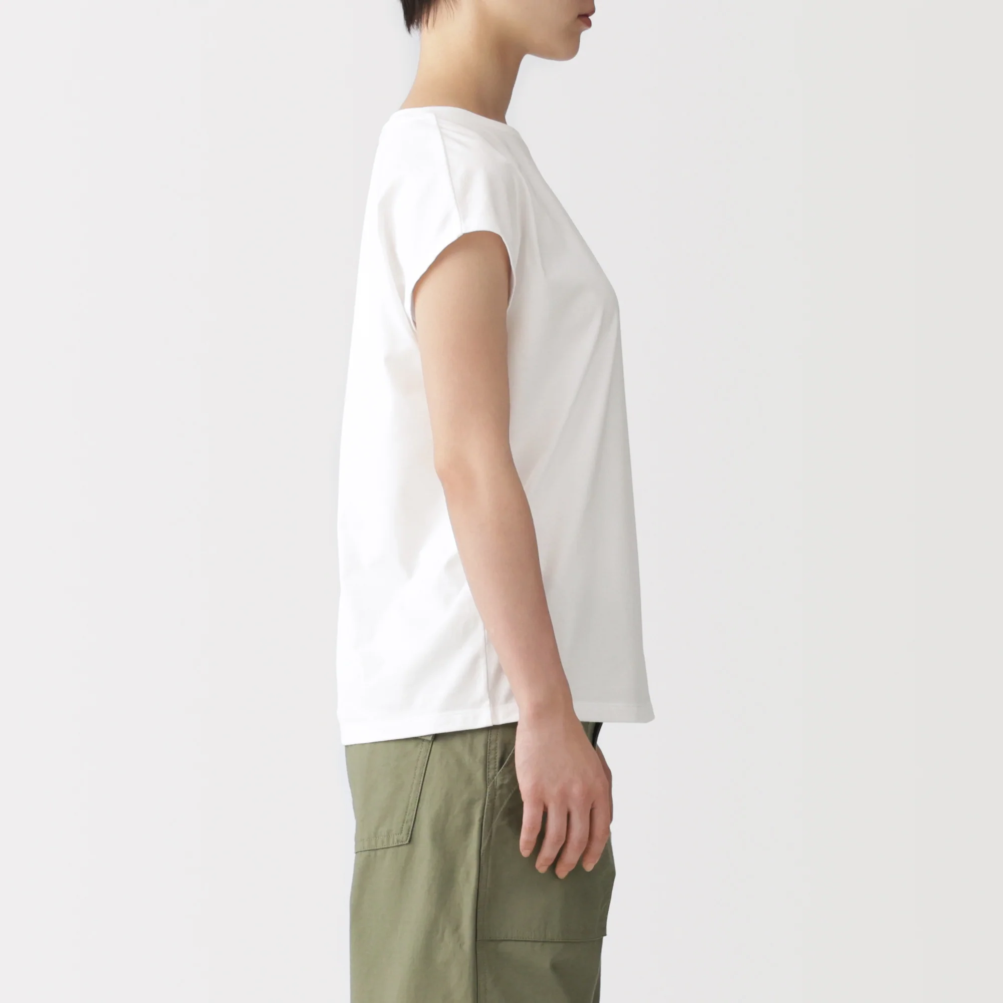 Jersey French Sleeve T-Shirt - Image 13