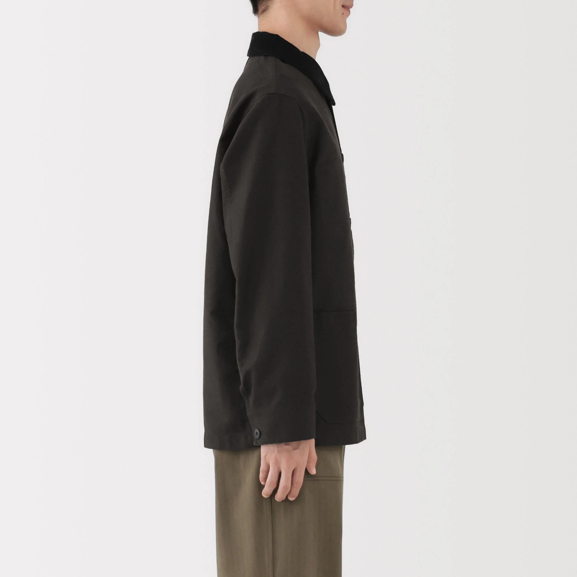 Kapok Blend Corduroy Work Jacket - Image 14