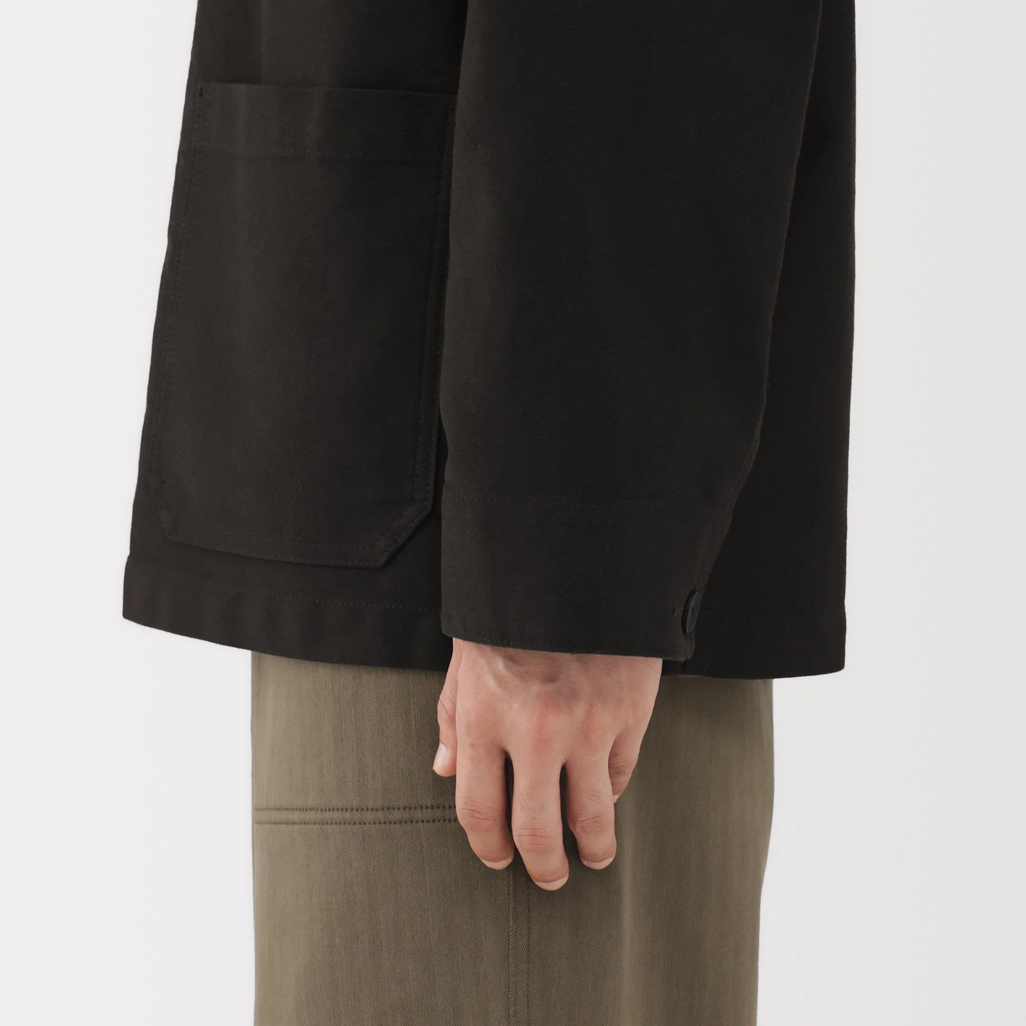 Kapok Blend Corduroy Work Jacket - Image 17
