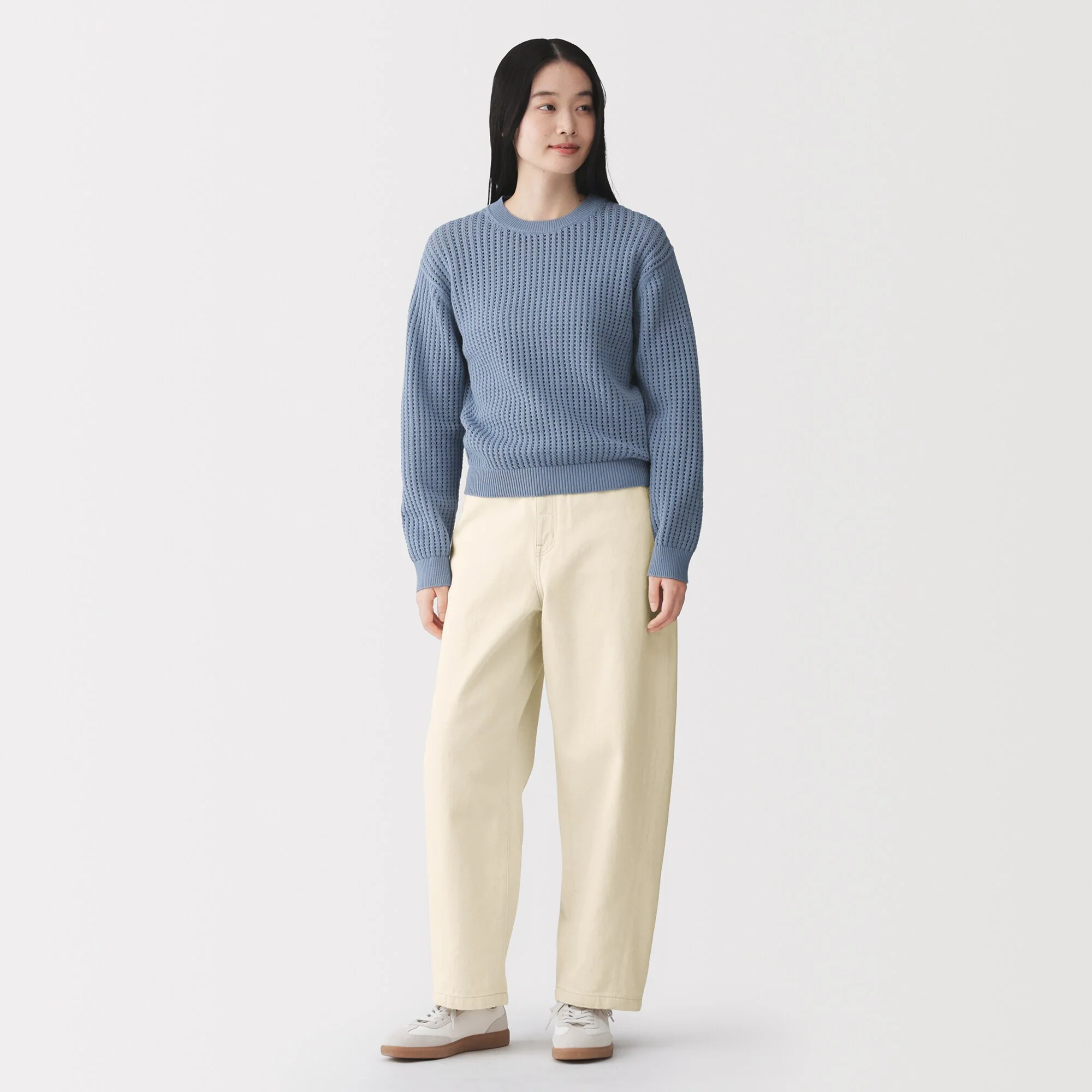 Kapok Blend Denim Cocoon Pants