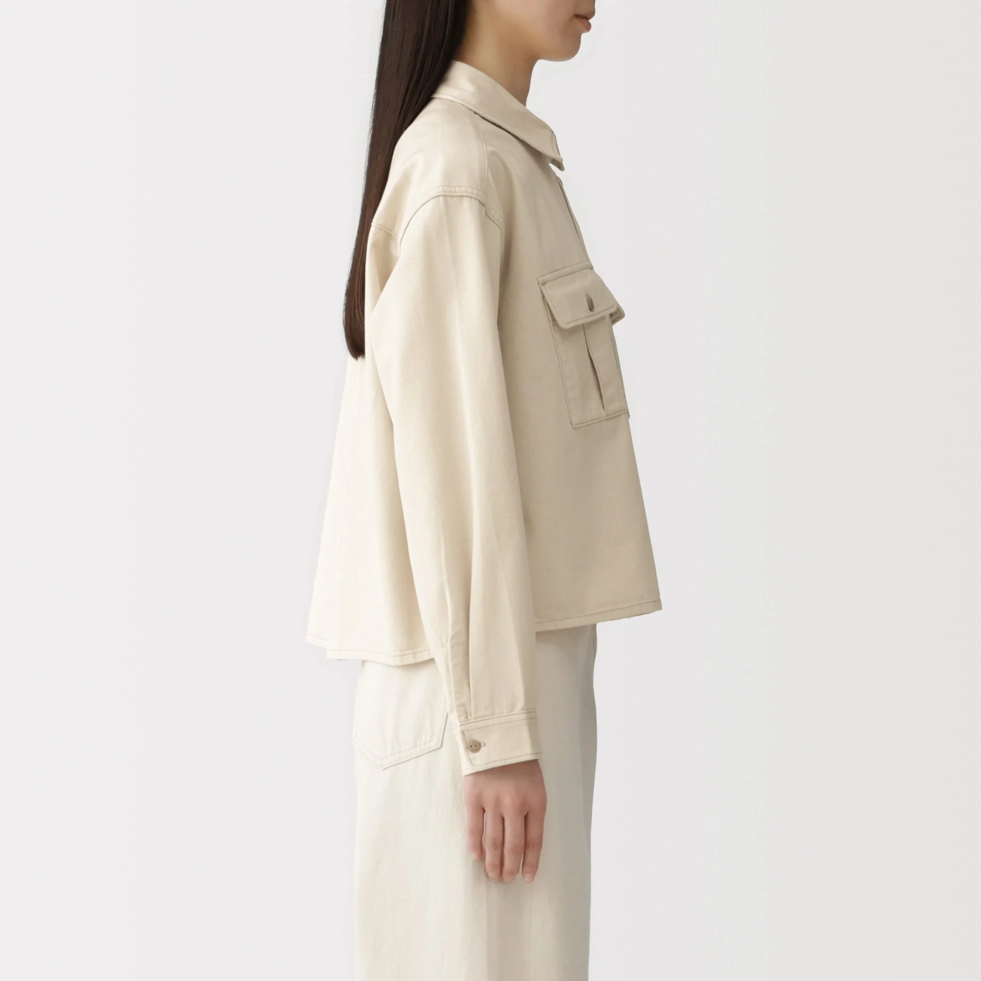 Kapok Blend Twill Shirt - Image 5