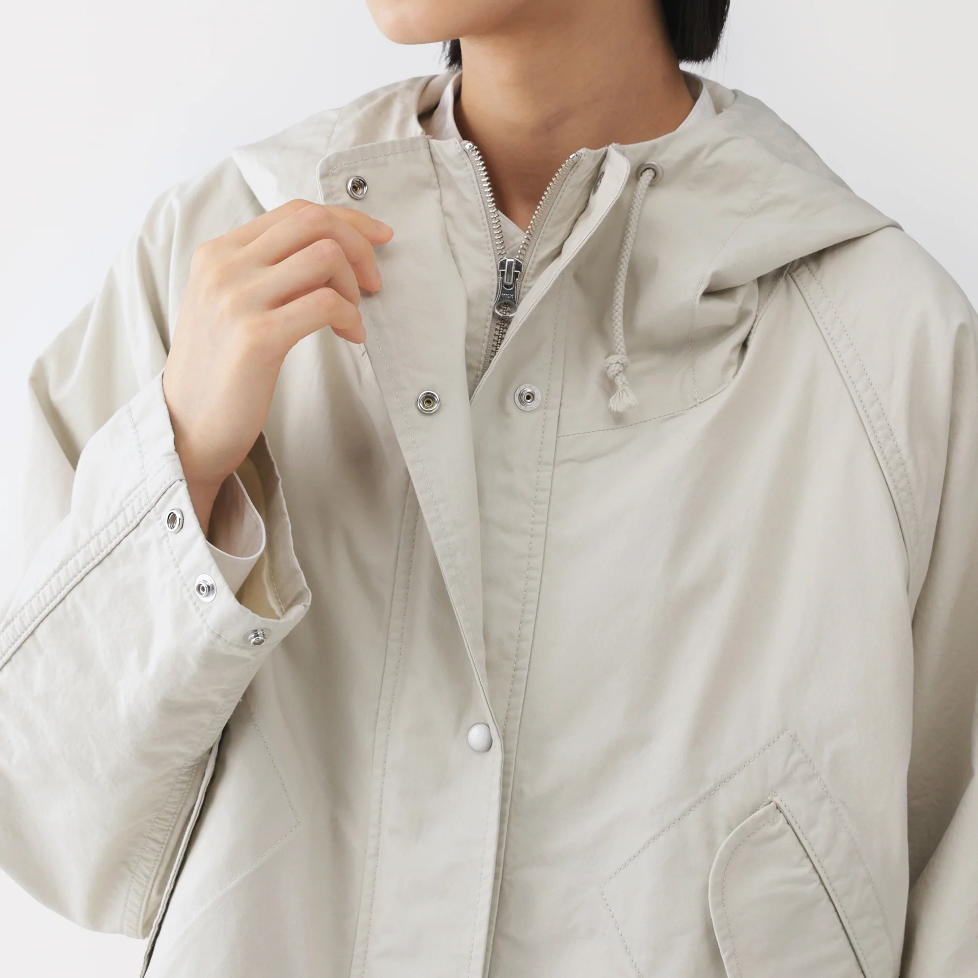 Labo Cotton Canvas Hooded Blouson - Image 20