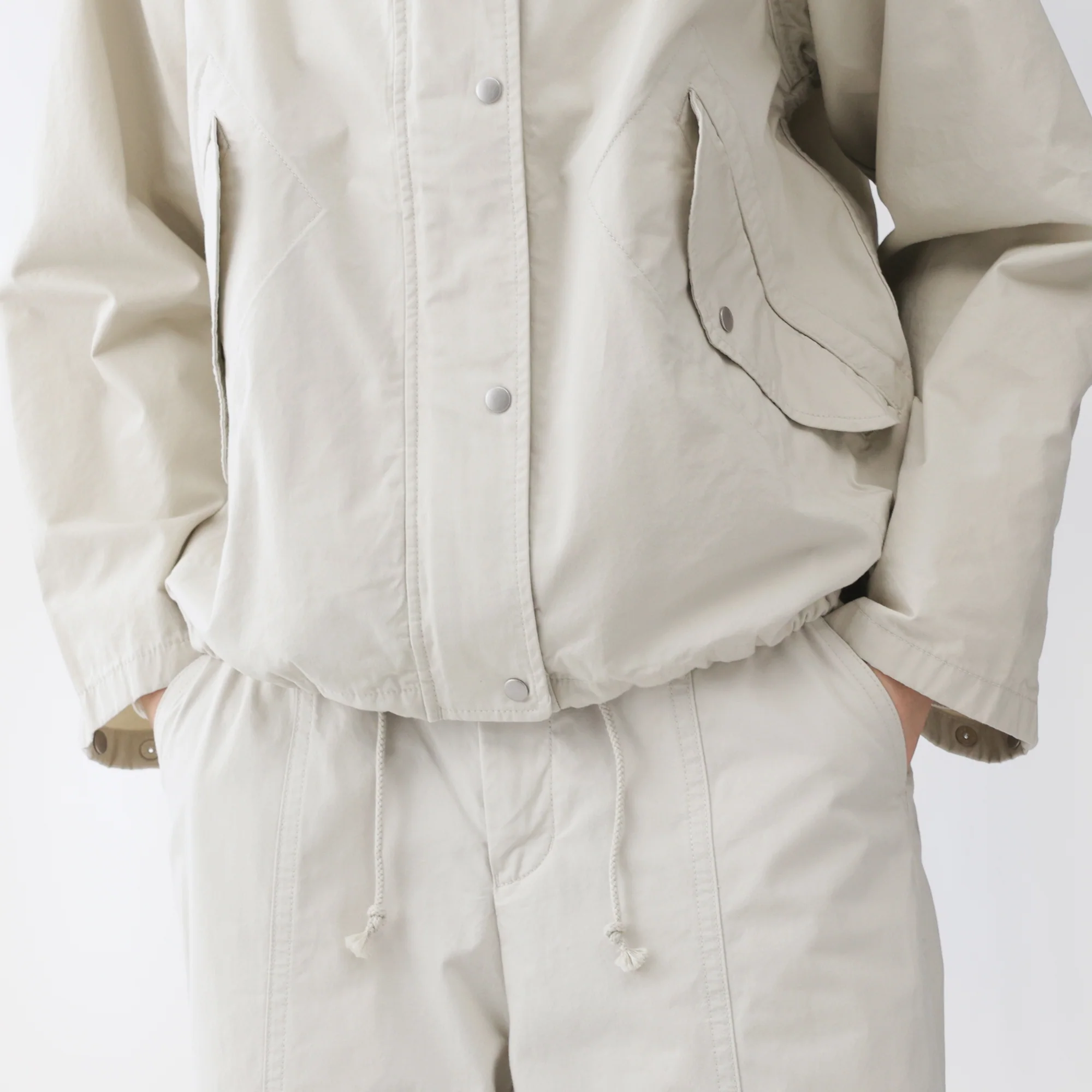 Labo Cotton Canvas Hooded Blouson - Image 21