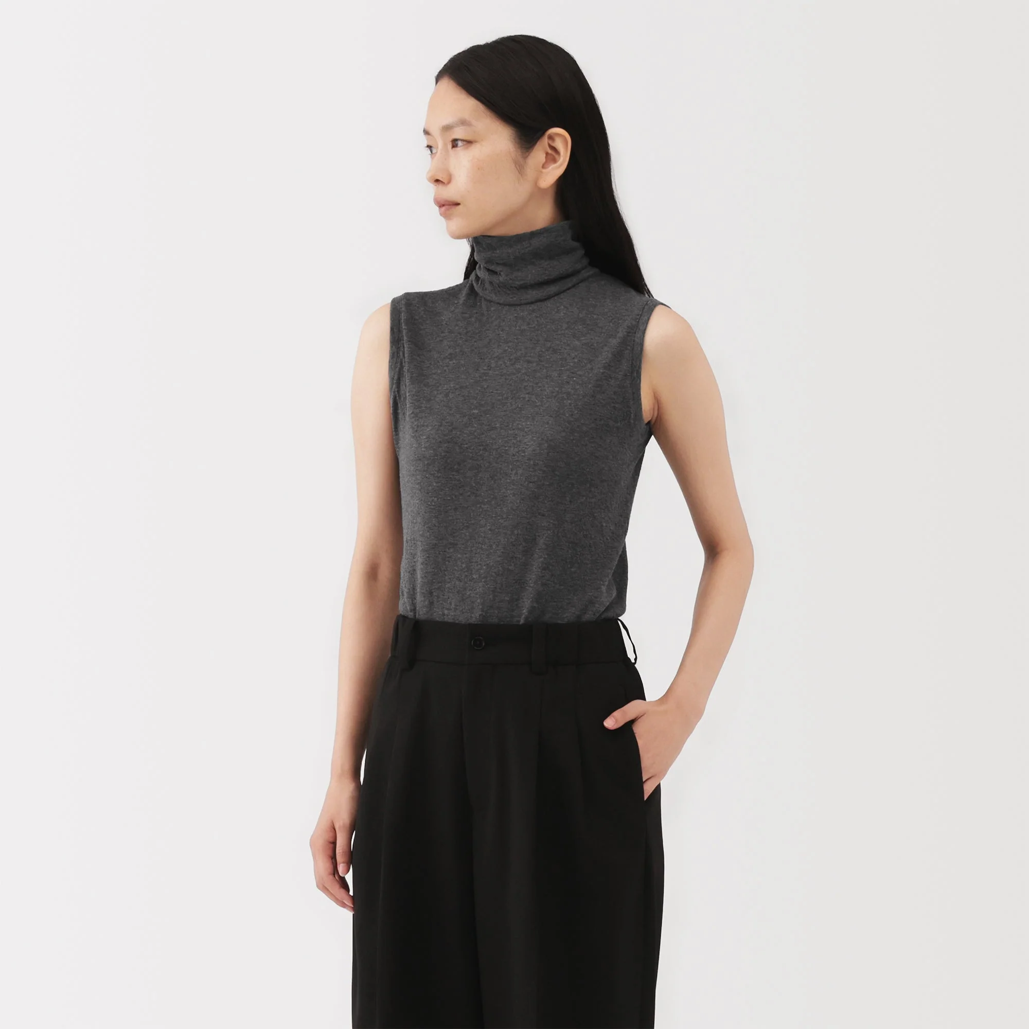 Labo Cotton Cashmere Turtleneck T-Shirt