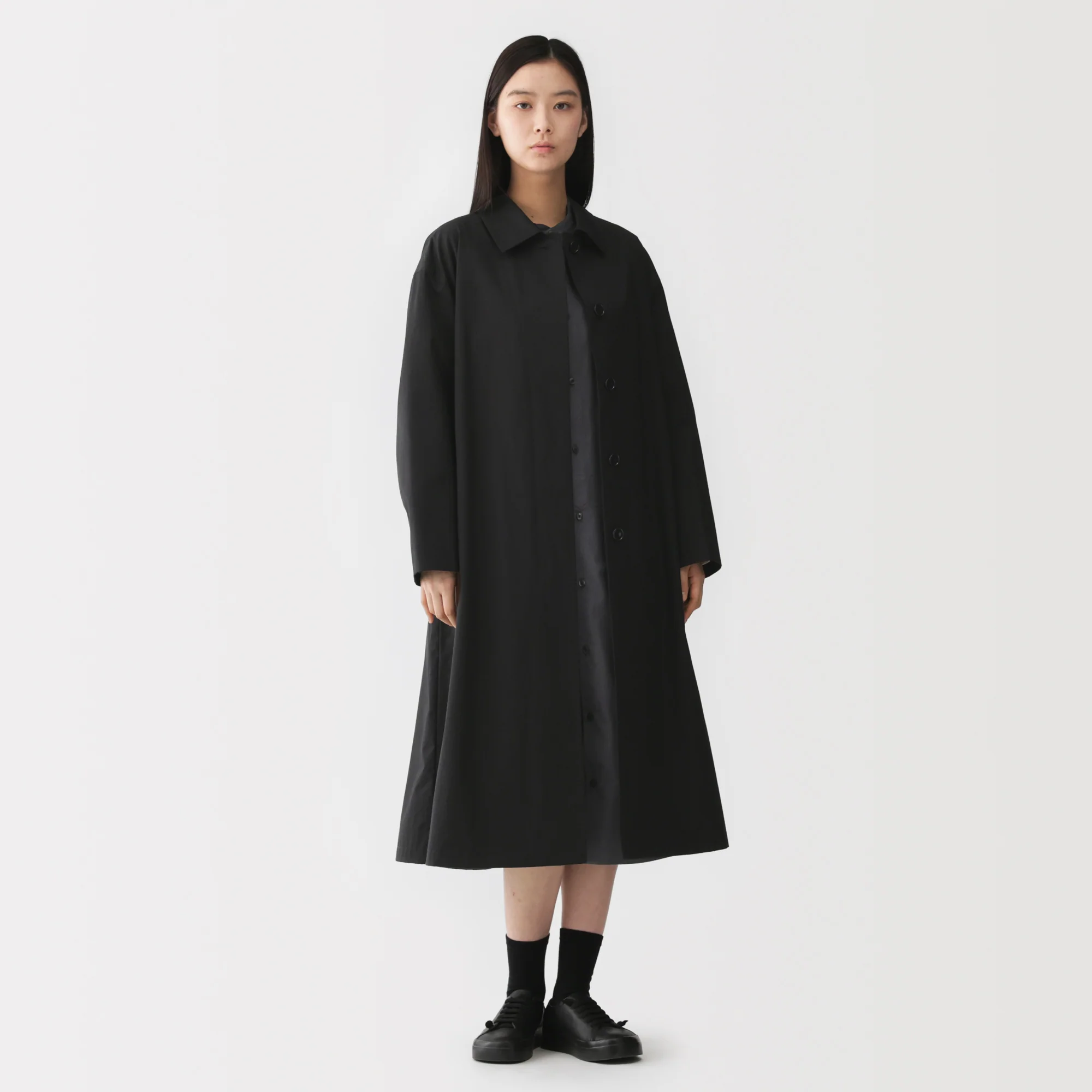 Labo Cotton Single Breasted Coat