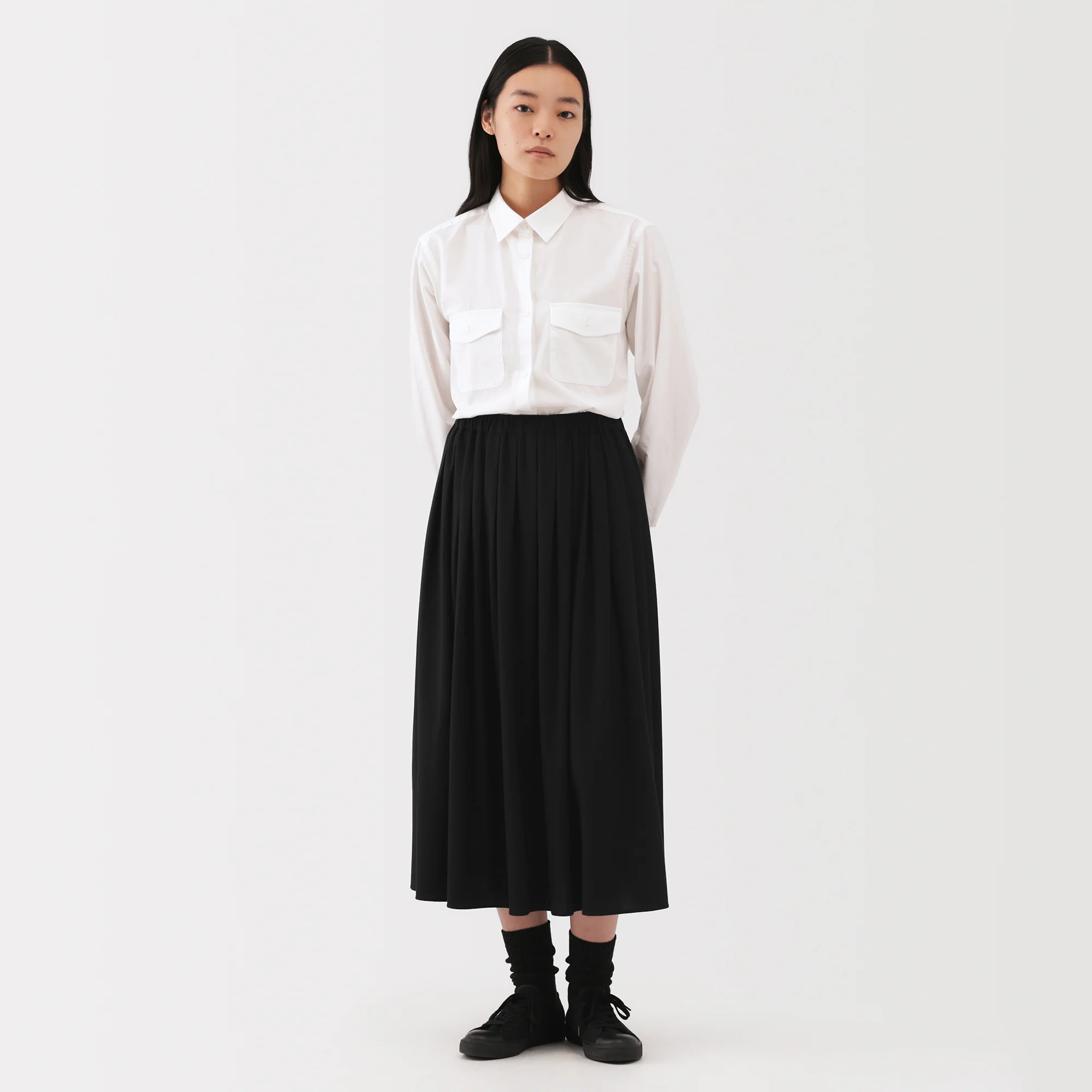 Labo Jersey Pleated Skirt - Image 12