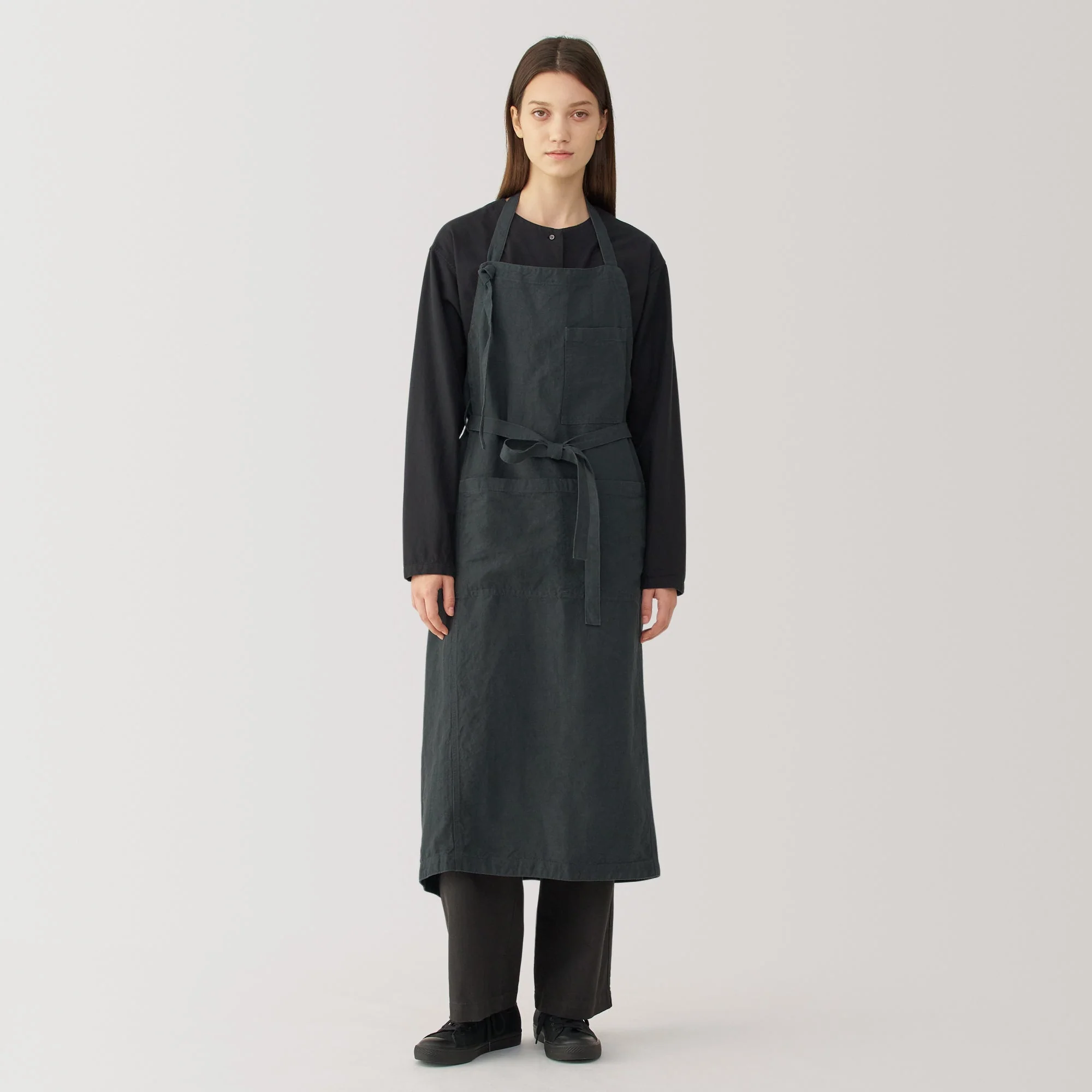 Labo Linen Work Apron - Image 3