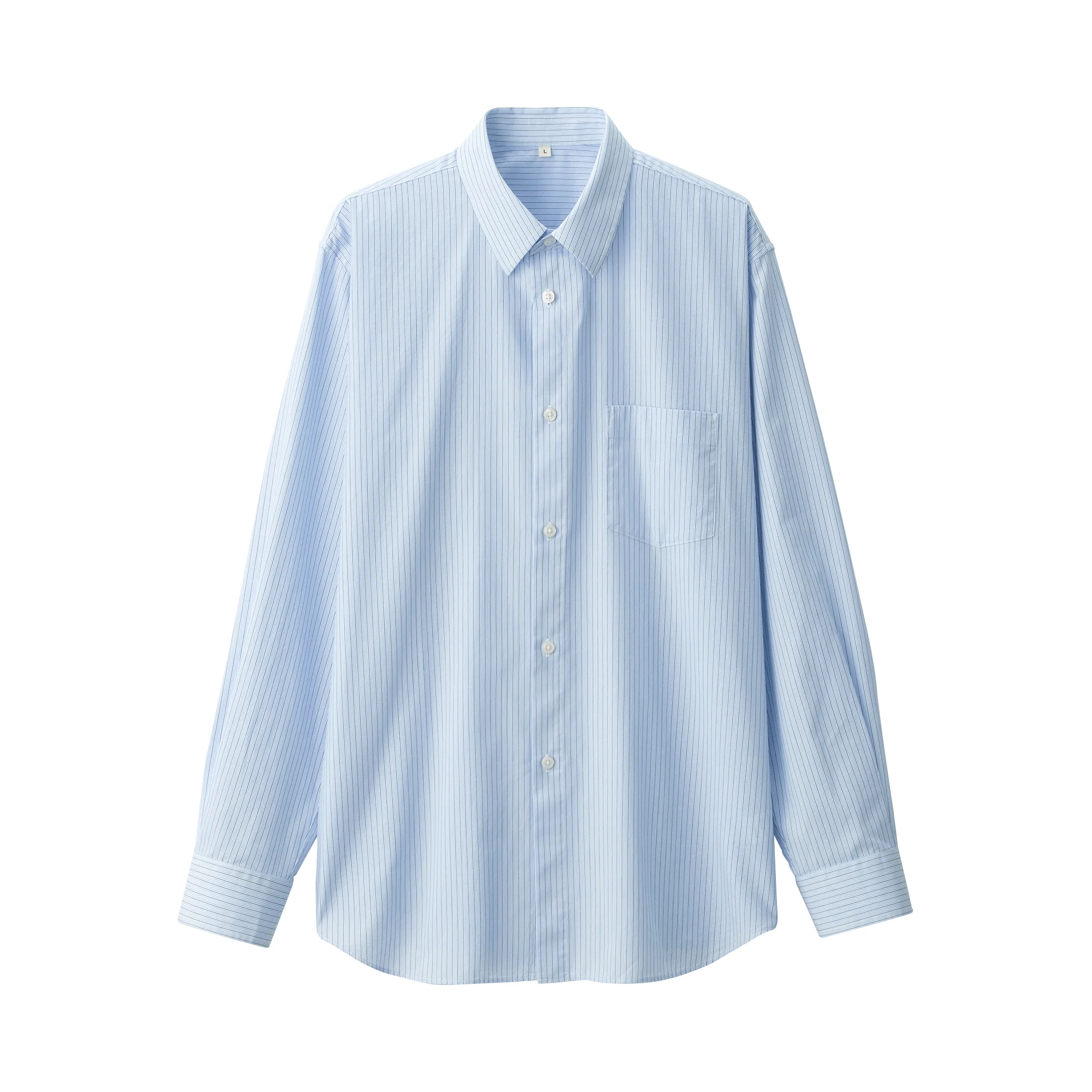 Labo Men's Poplin Regular Collar Striped Shirt - Image 2