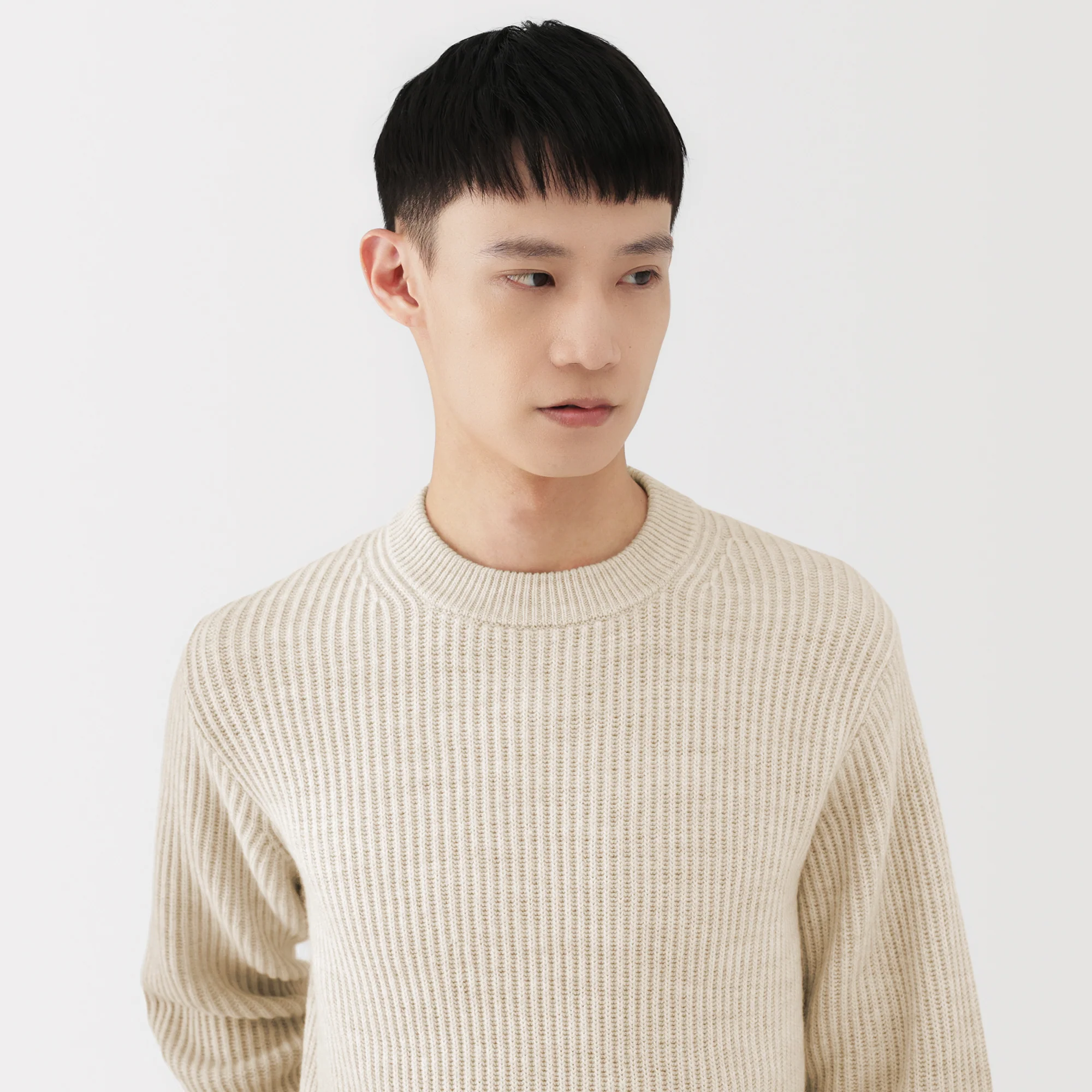 Labo Merino Wool Elbow Patch Sweater - Image 8