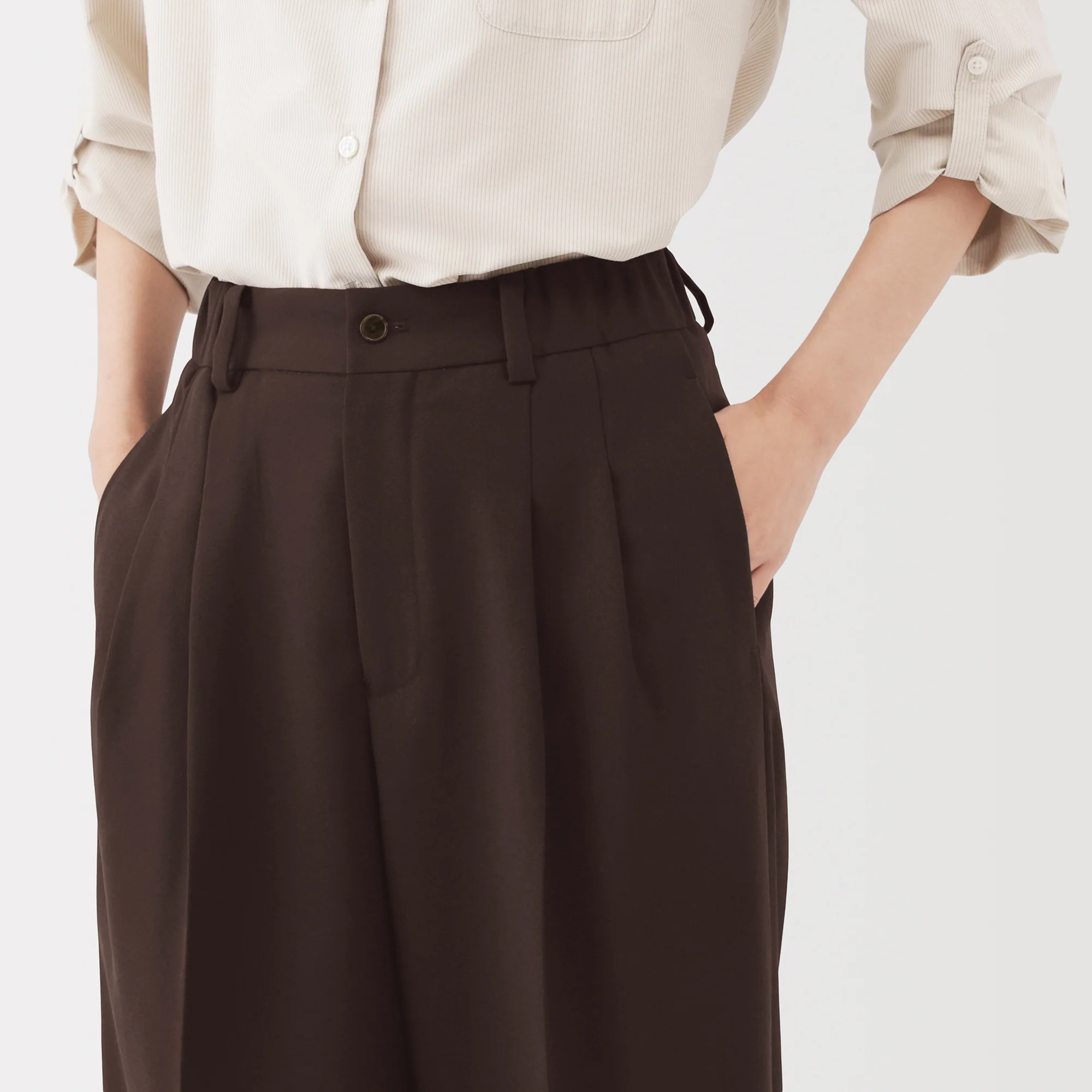 Labo Polyester Twill Wide Pants - Image 16