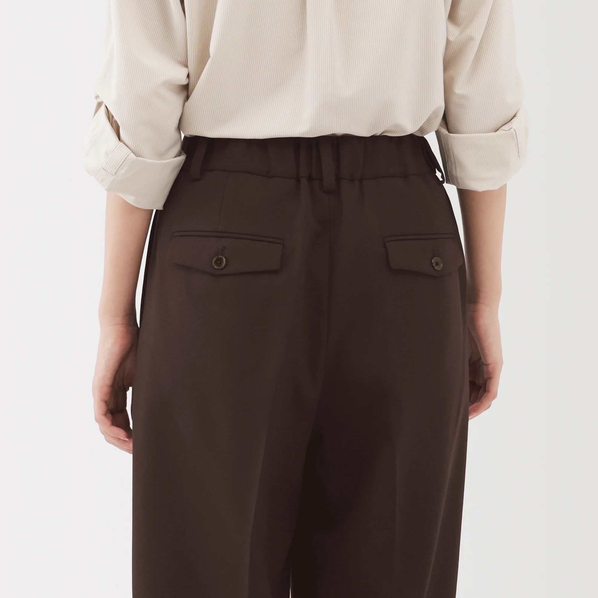 Labo Polyester Twill Wide Pants - Image 17