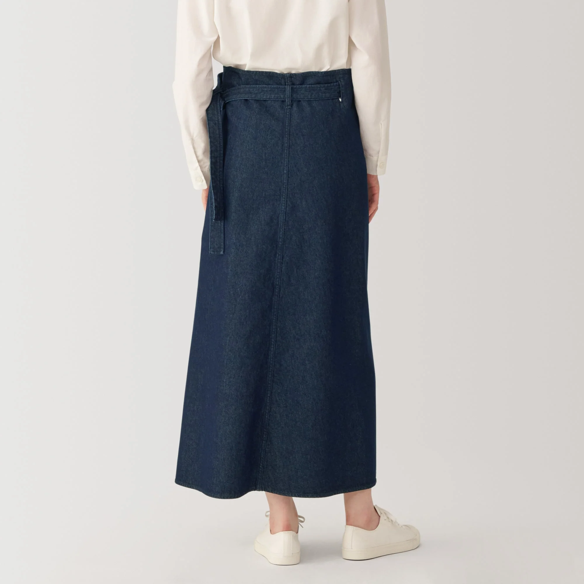 Labo Women's Washi Blend Denim Wrap-Around Skirt - Image 8