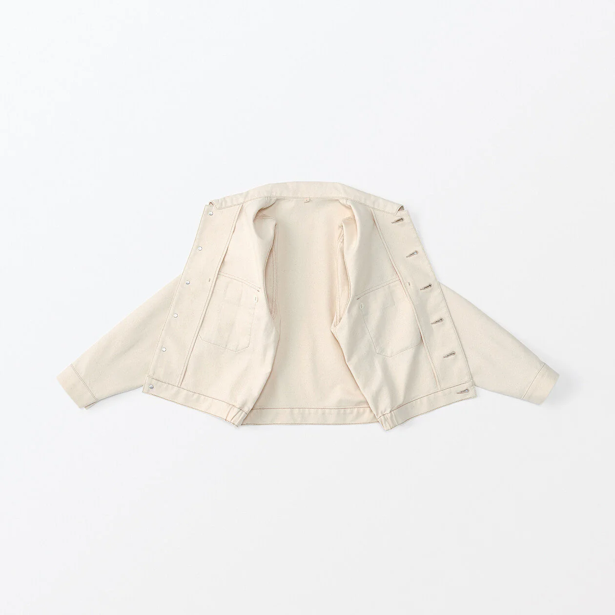 Labo Women's Washi Blend Twill Trucker Jacket - Image 6