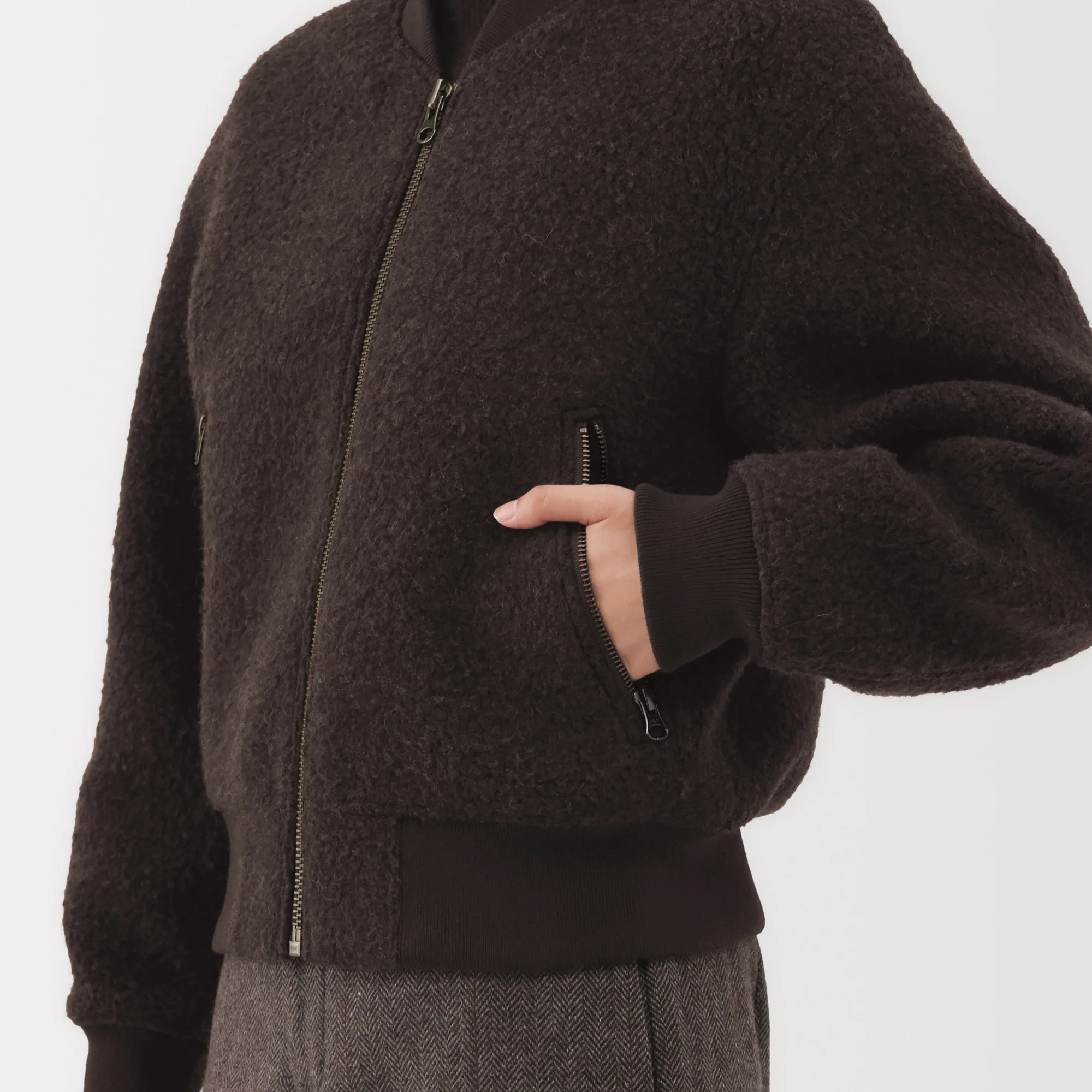 Labo Wool Blend Short Blouson - Image 17