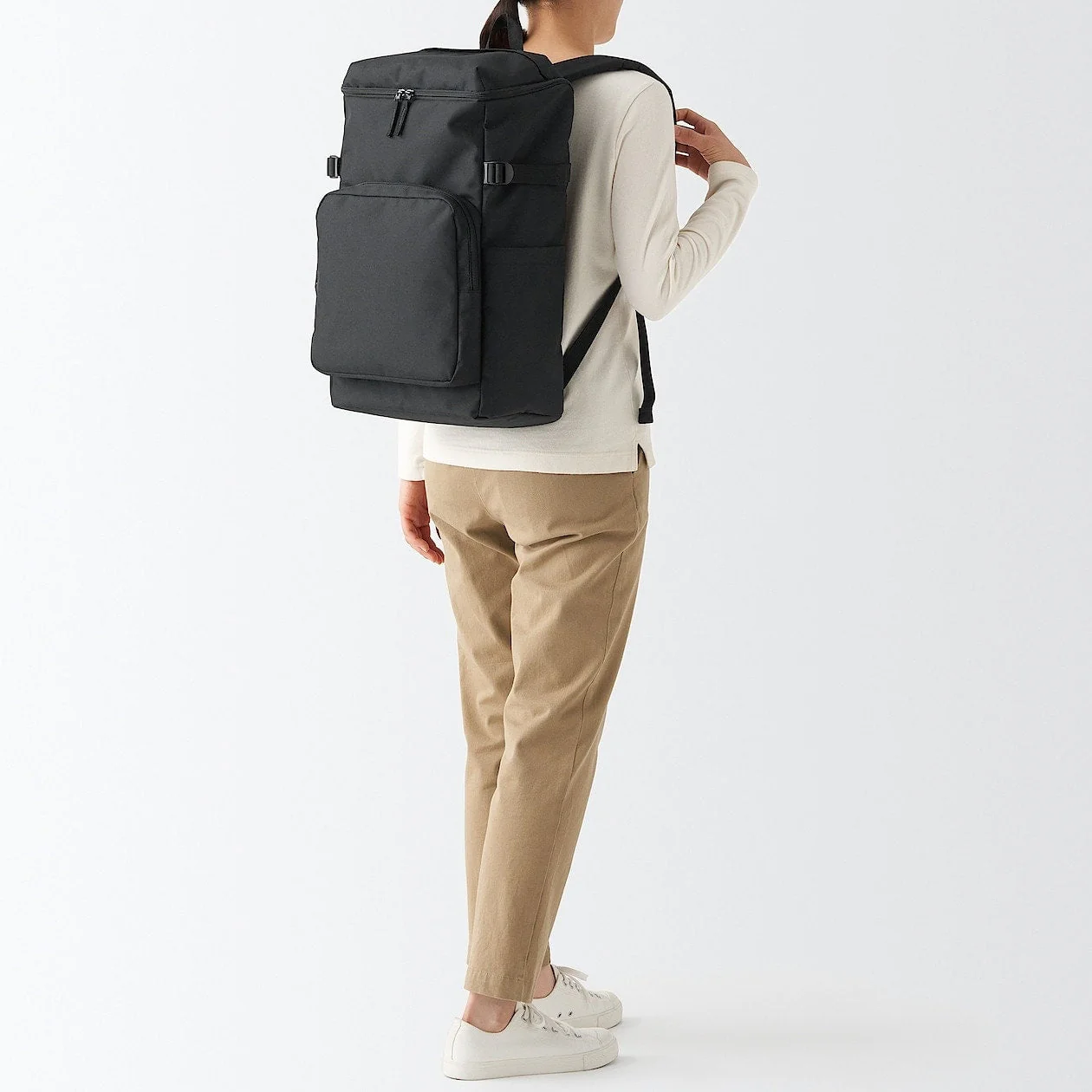 Less Tiring Toploader Backpack Black