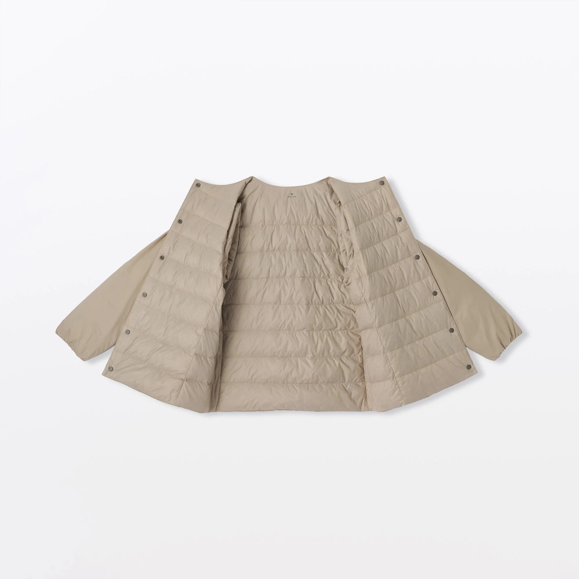Lightweight Down Collarless Jacket - Image 21