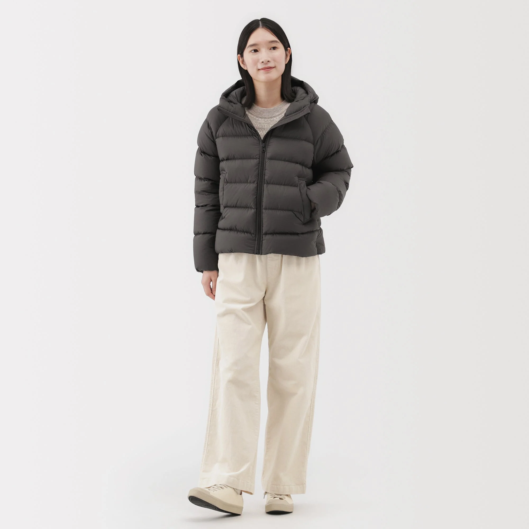 Lightweight Down Hooded Jacket - Image 24