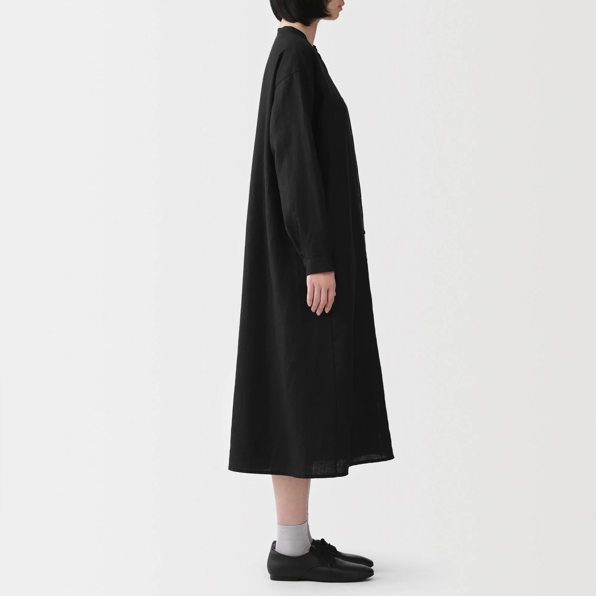 Linen Shirt Dress - Image 5