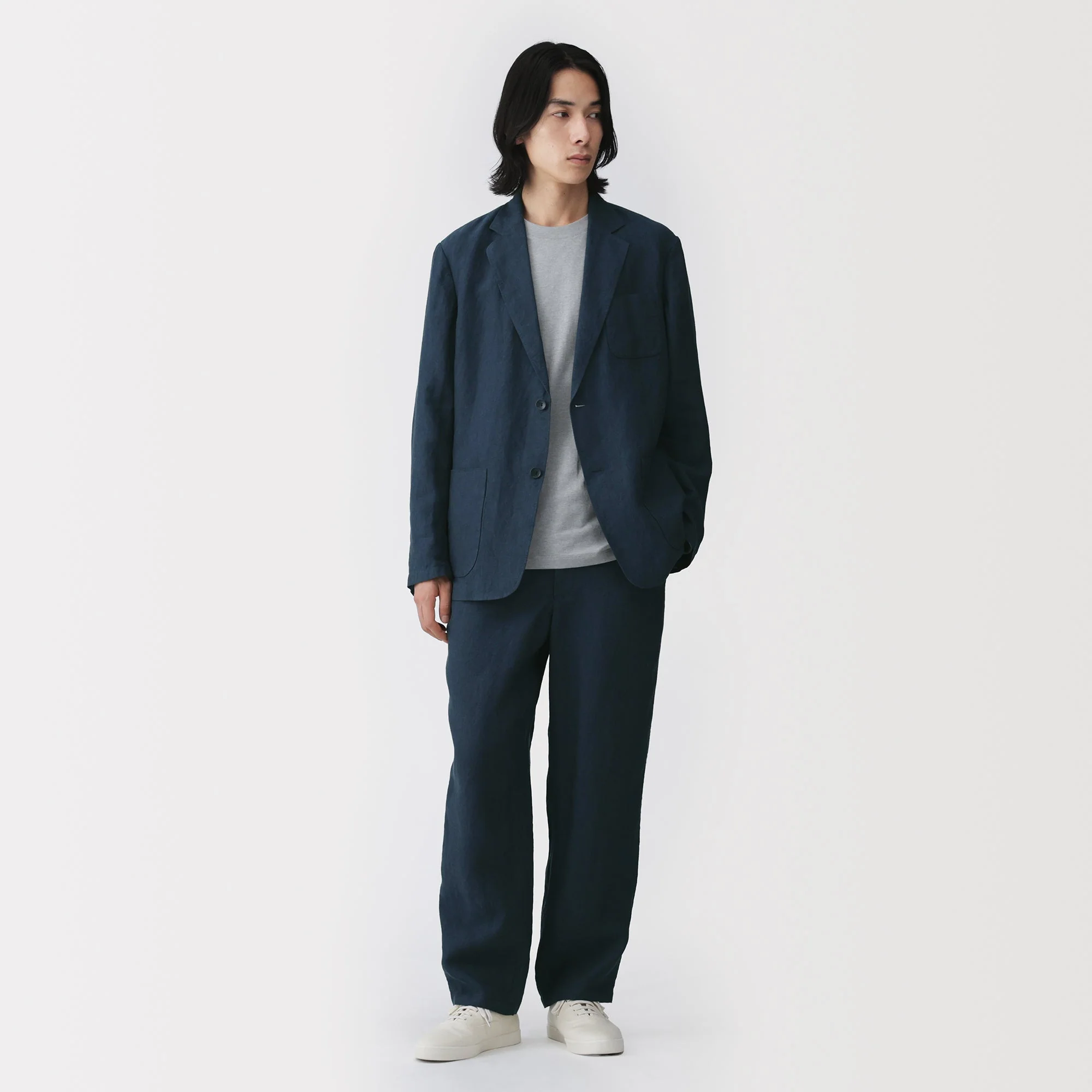 Linen Tapered Pants - Image 21