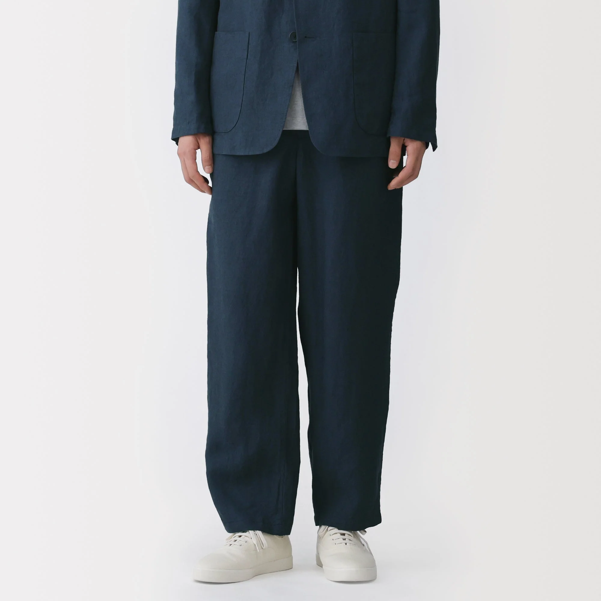 Linen Tapered Pants - Image 22