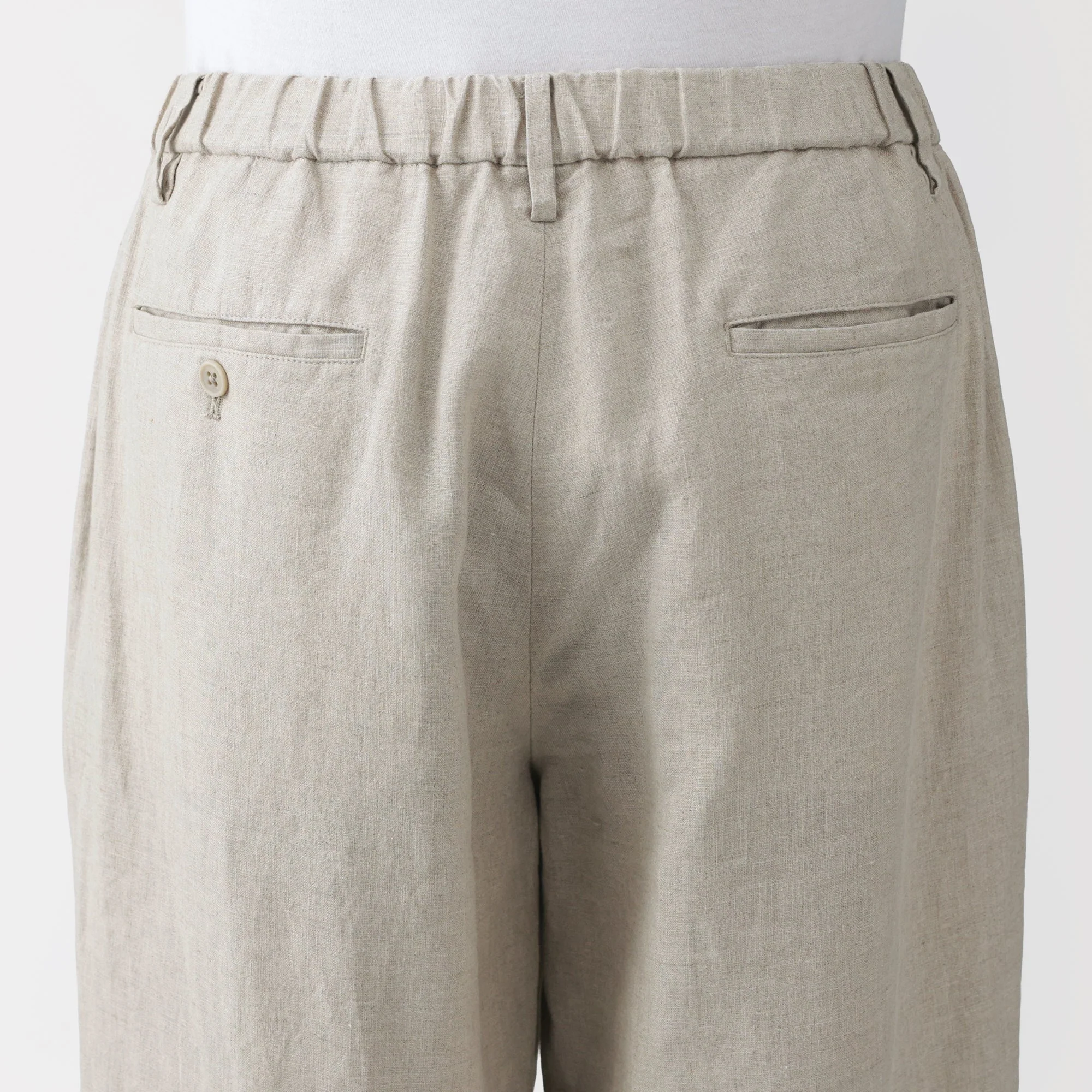 Linen Tapered Pants - Image 8