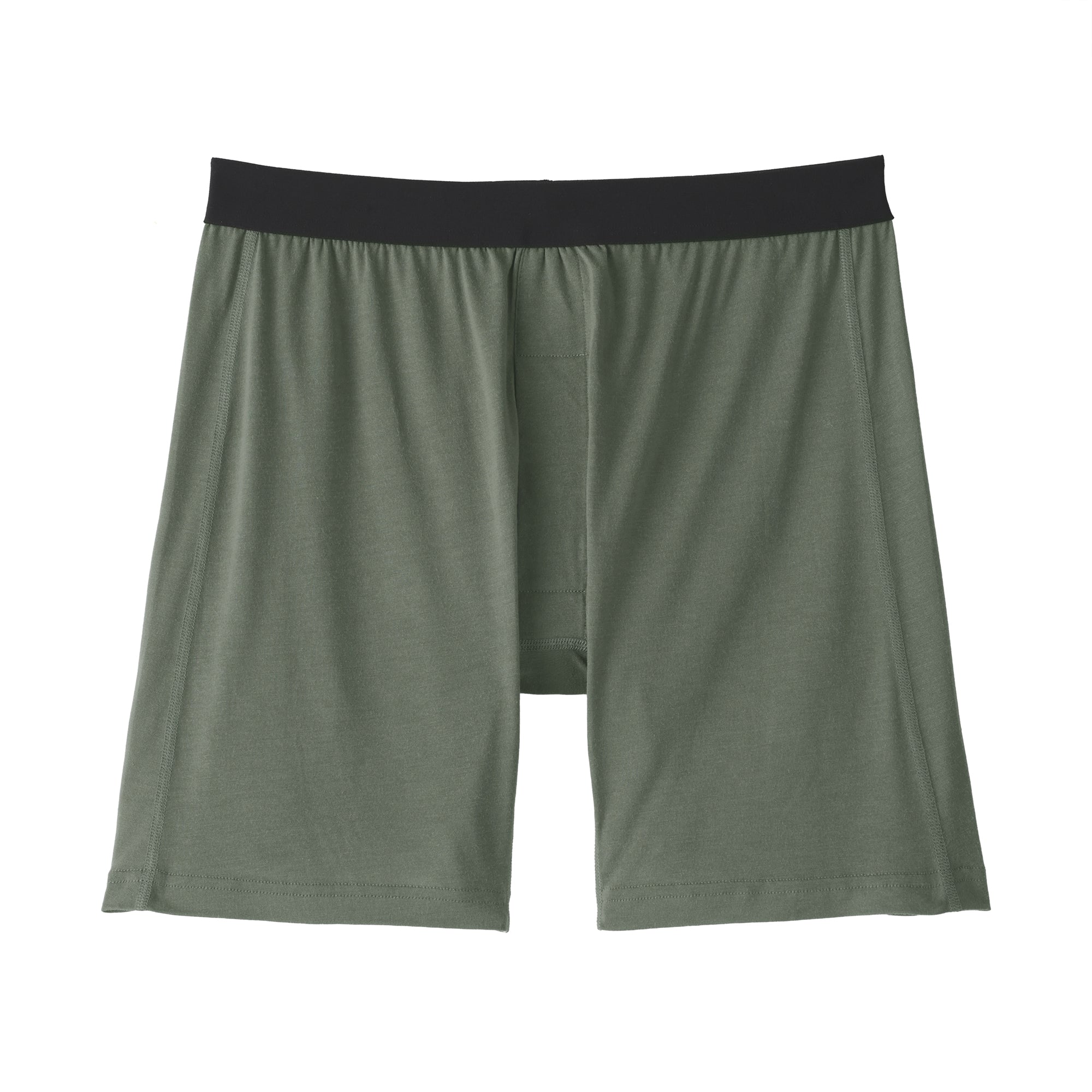 Lyocell Blend Front Open Knit Trunks - Image 5