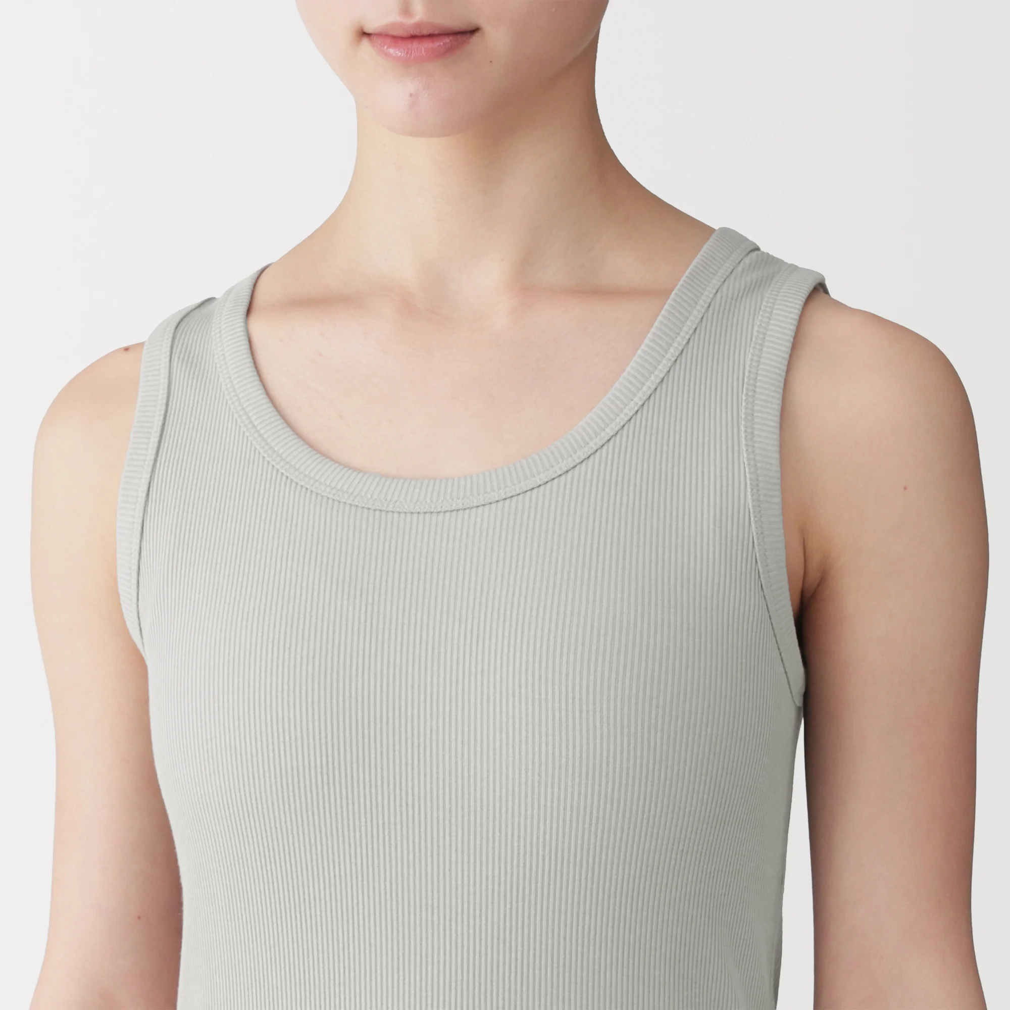Lyocell Blend Rib Tank Top - Image 15