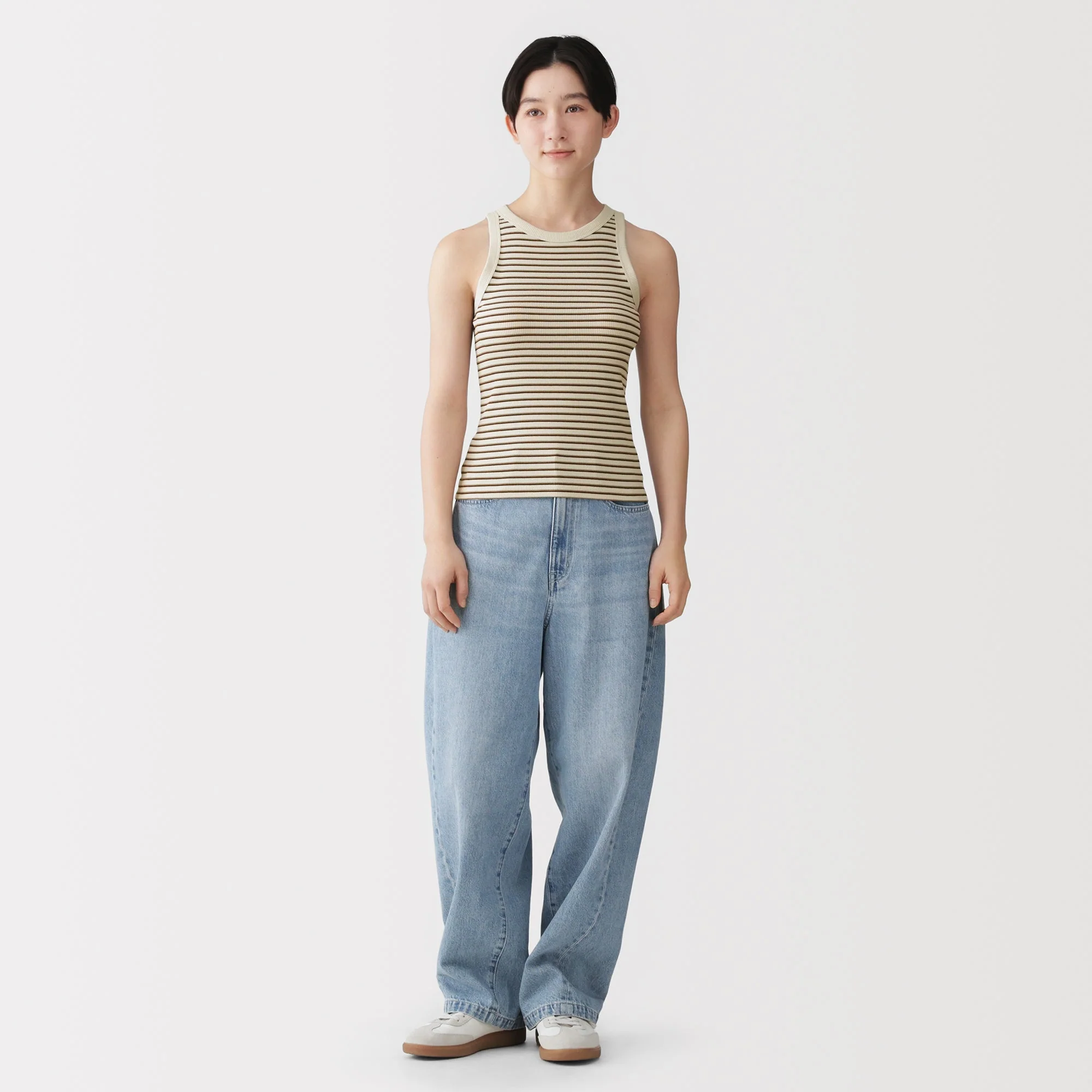 Lyocell Blend Rib Tank Top - Image 36