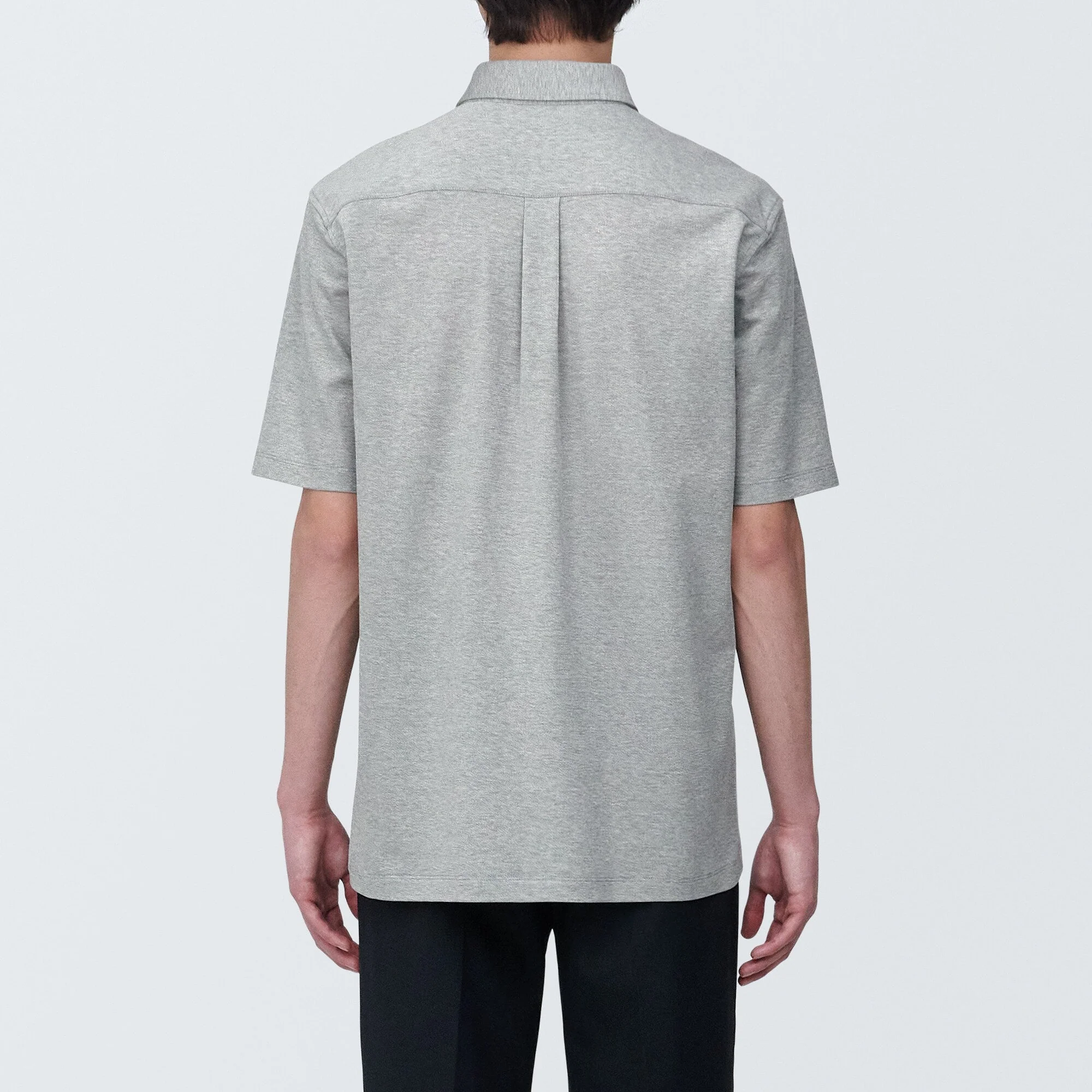 Men's Cool Touch Pique Button Down Short Sleeve Polo Shirt - Image 19