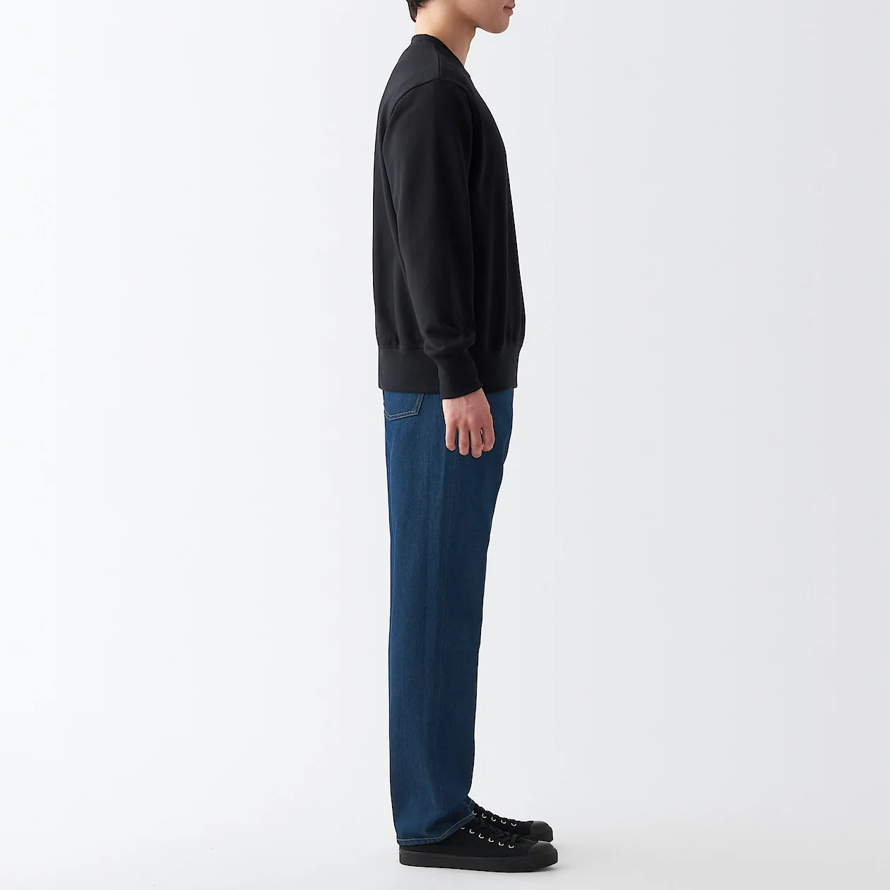 Men's Denim Regular Pants Blue (L 30inch / 76cm) - Image 4