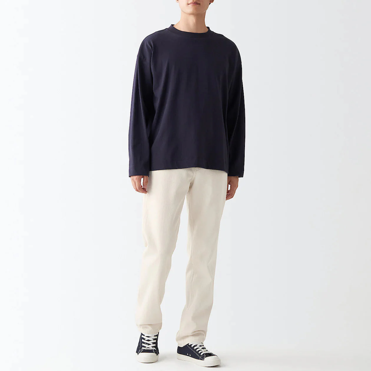 Men's Denim Regular Pants Natural (L 32inch / 82cm) - Image 7