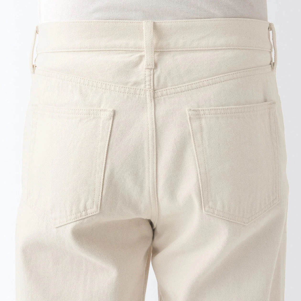 Men's Denim Regular Pants Natural (L 32inch / 82cm) - Image 9