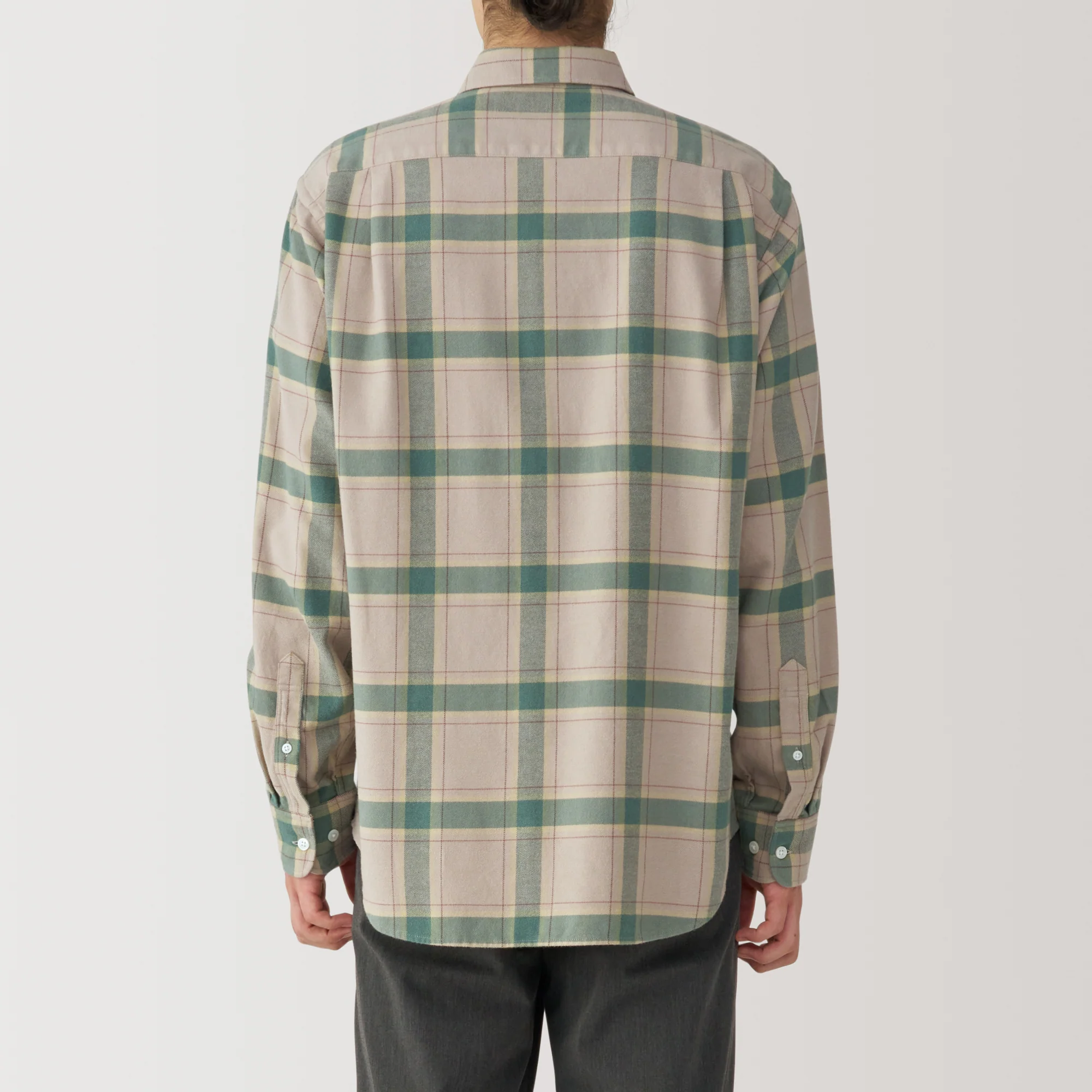 Men's Flannel Long Sleeve Patterned Shirt - Image 6