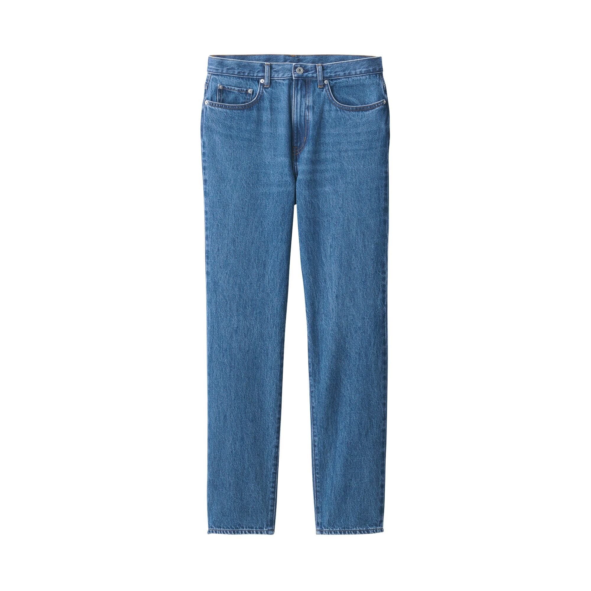 Men's Kapok Blend Straight Denim Trousers - Image 11